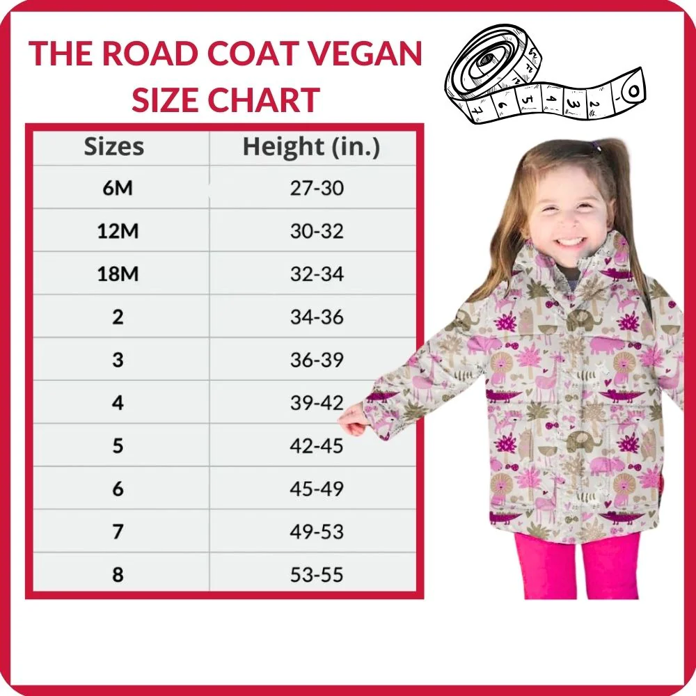 Onekid Car Seat Coat | The Road Coat Vegan - Safari Print - Image 7