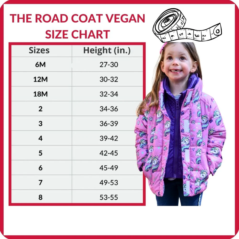 Onekid Car Seat Coat | The Road Coat Vegan - Unicorn Print - Image 7