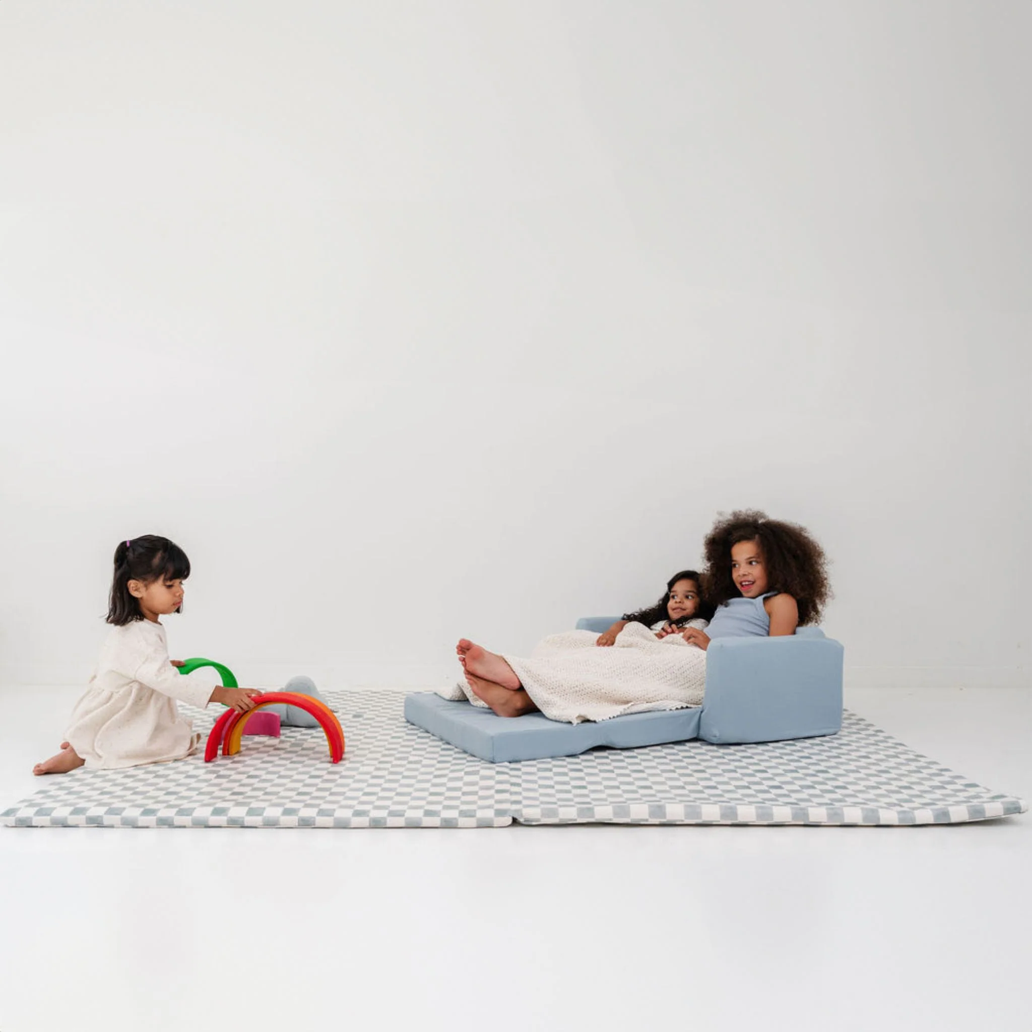 Toki Kids Checker Matcha Vegan Leather Mat - Image 14
