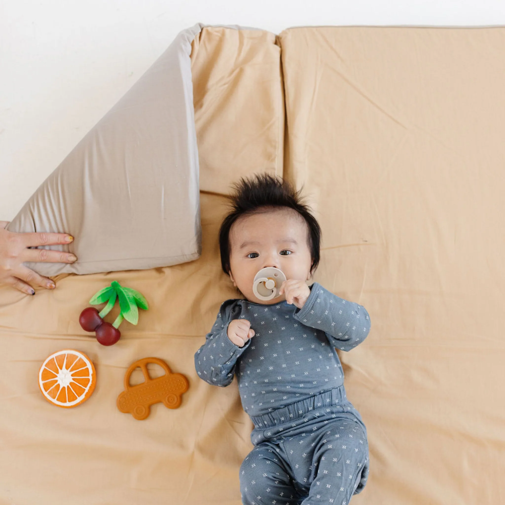 Toki Kids Cloud + Sandcastle Organic Cotton Mat - Image 17