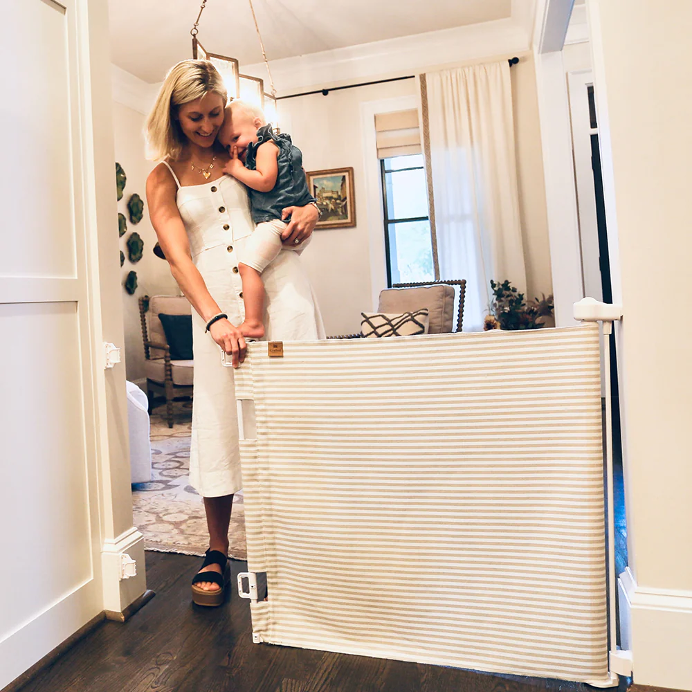 Crafted Gates Co. Milliken Fabric Baby & Pet Safety Gate - Image 2