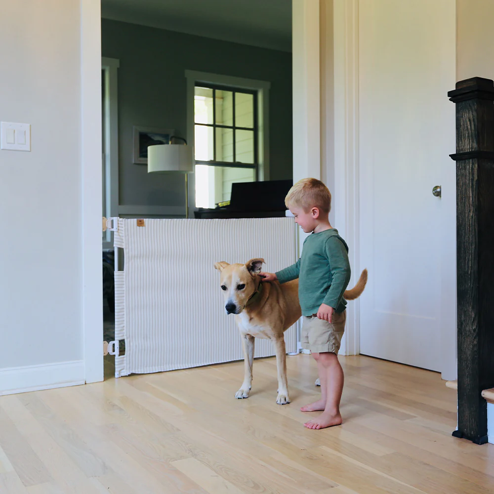 Crafted Gates Co. Milliken Fabric Baby & Pet Safety Gate - Image 7