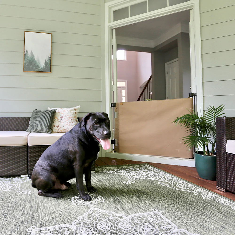 Crafted Gates Co. Oil Waxed Canvas Pet Safety Gate - Image 10