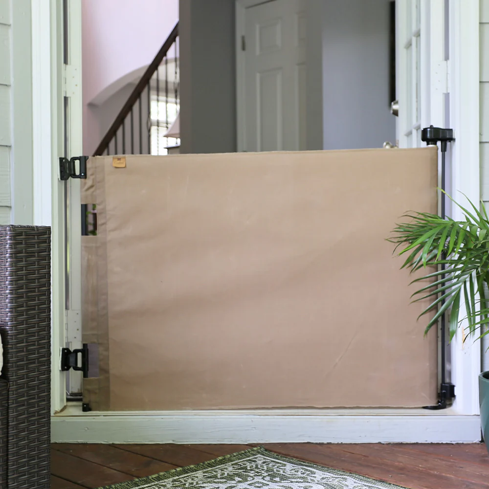 Crafted Gates Co. Oil Waxed Canvas Pet Safety Gate - Image 11