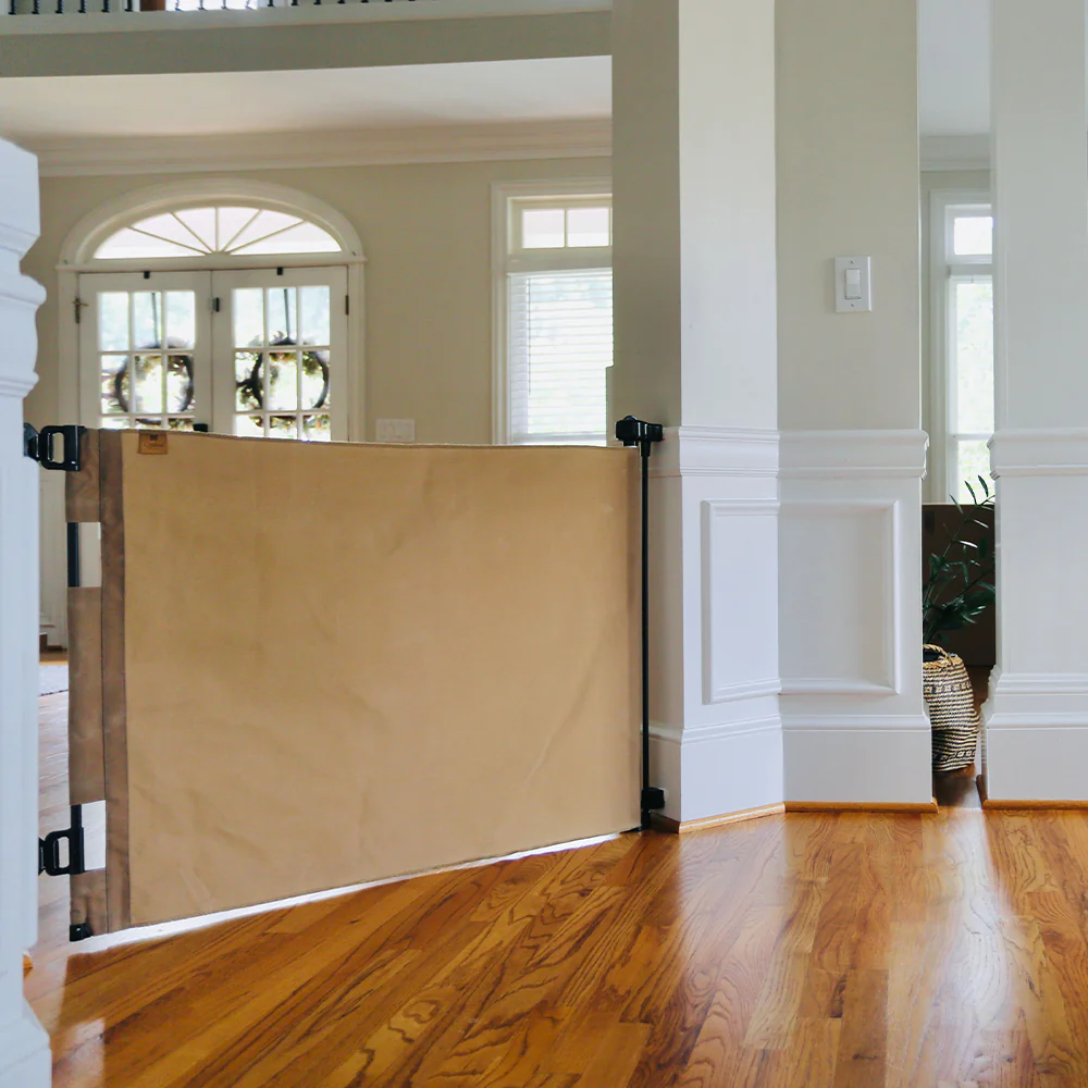 Crafted Gates Co. Oil Waxed Canvas Pet Safety Gate - Image 12