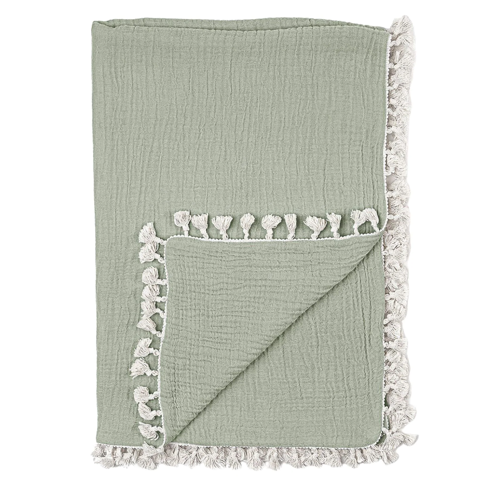 Crane Baby 6-Layer Muslin Cotton Baby Blanket - Image 2