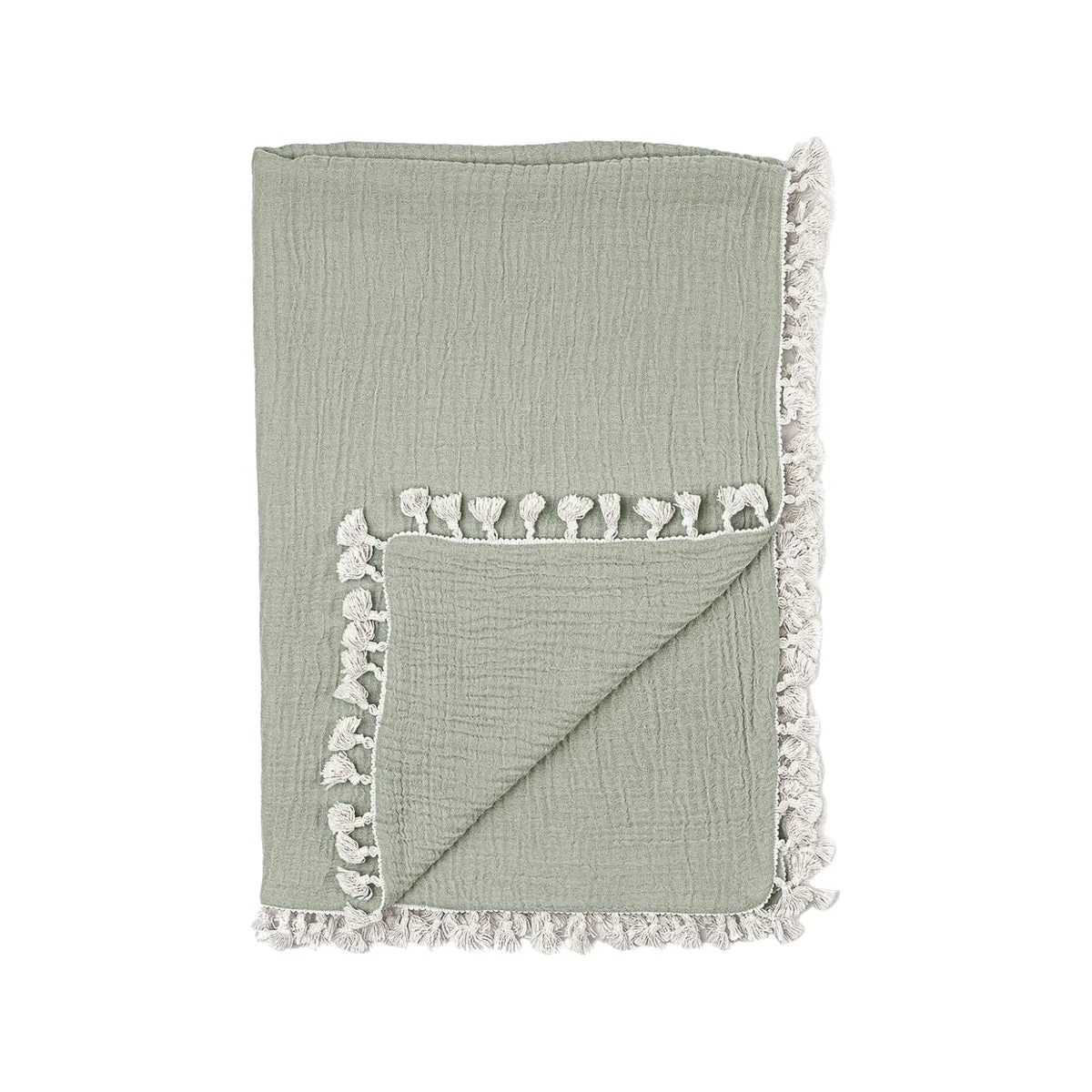 Crane Baby 6-Layer Muslin Cotton Baby Blanket - Image 5