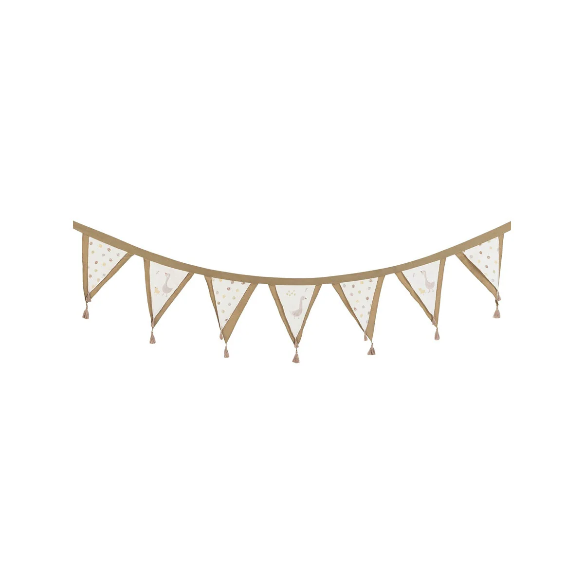 Crane Baby Charlie Farmhouse Nursery Garland Decor - Beige - Image 2