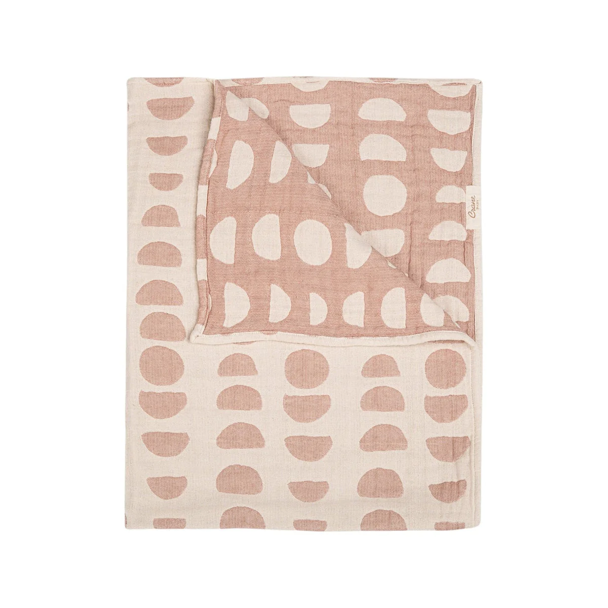 Crane Baby Cotton Jacquard Neutral Baby Blanket - Image 2