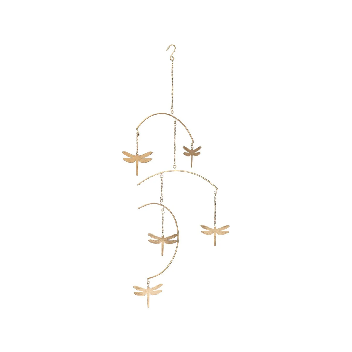 Crane Baby Dragonfly Brass Nursery Ceiling Hanging Decor - Image 2