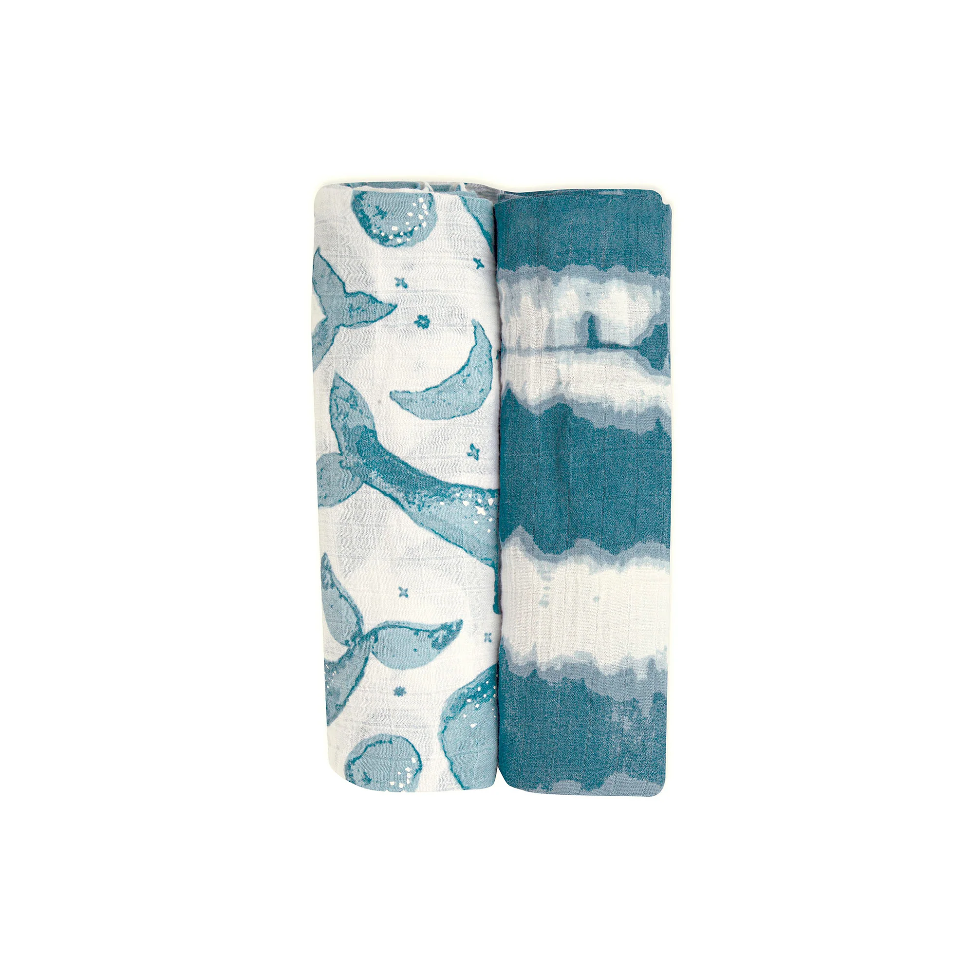 Crane Baby Swaddle Blanket Set