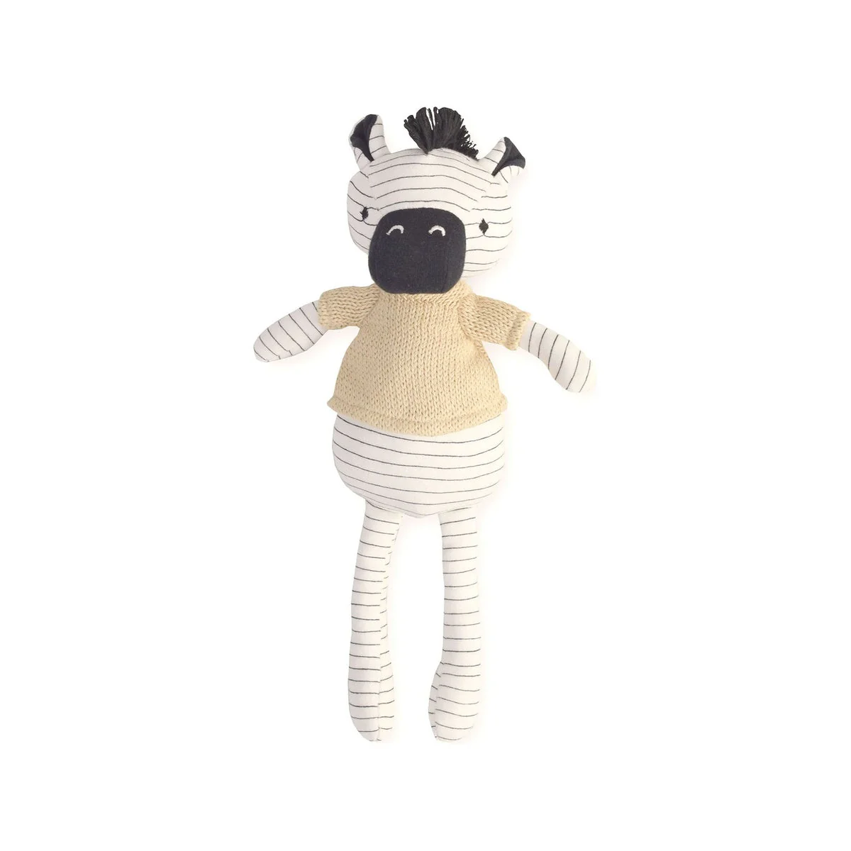 Crane Baby Zulu Zebra Plush Animal Toy - Image 2