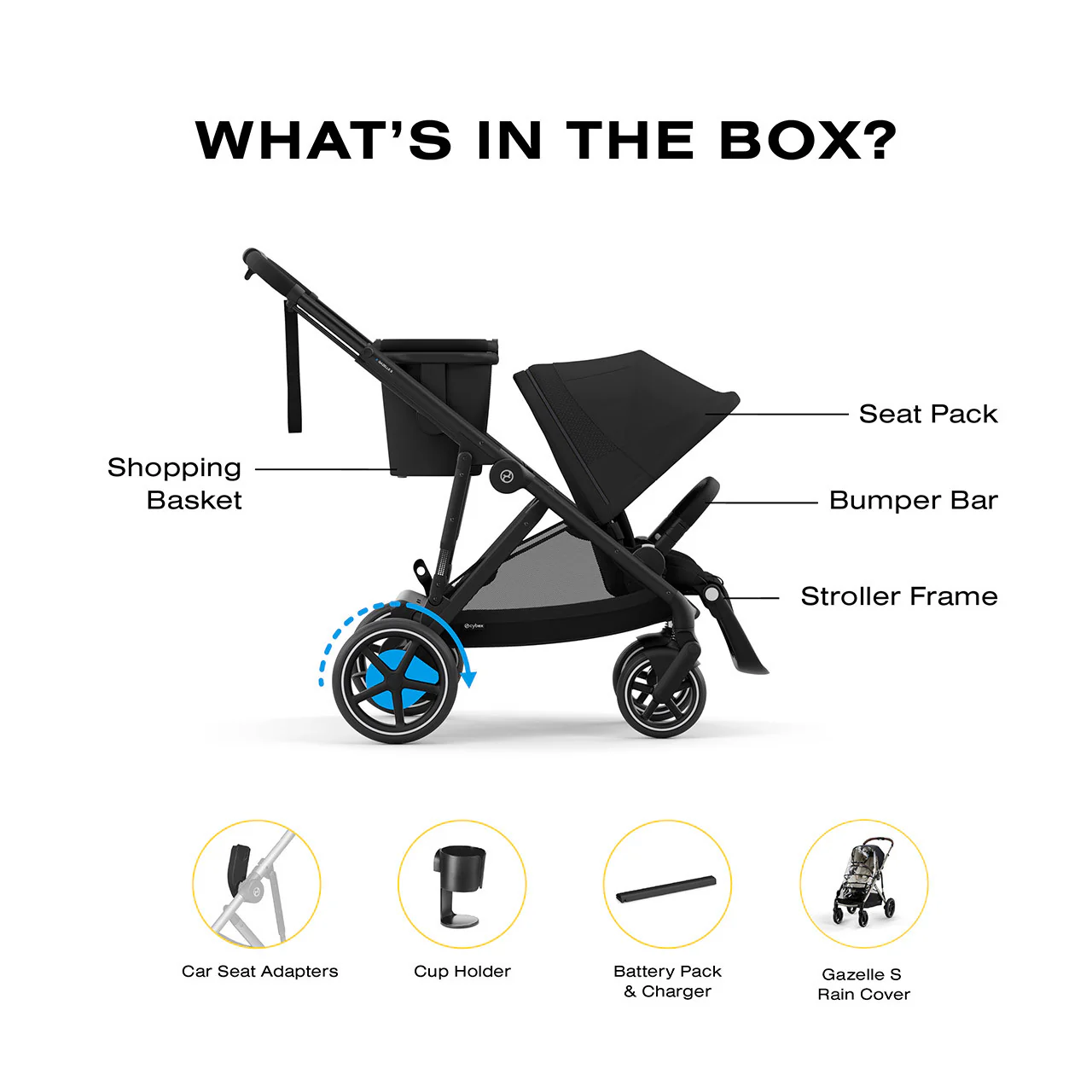 CYBEX e-Gazelle S Electronic Assist Stroller - Image 18