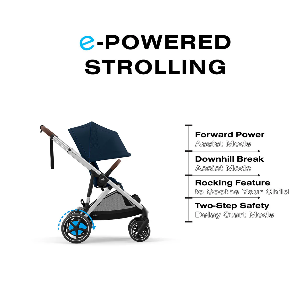 CYBEX e-Gazelle S Electronic Assist Stroller - Image 27