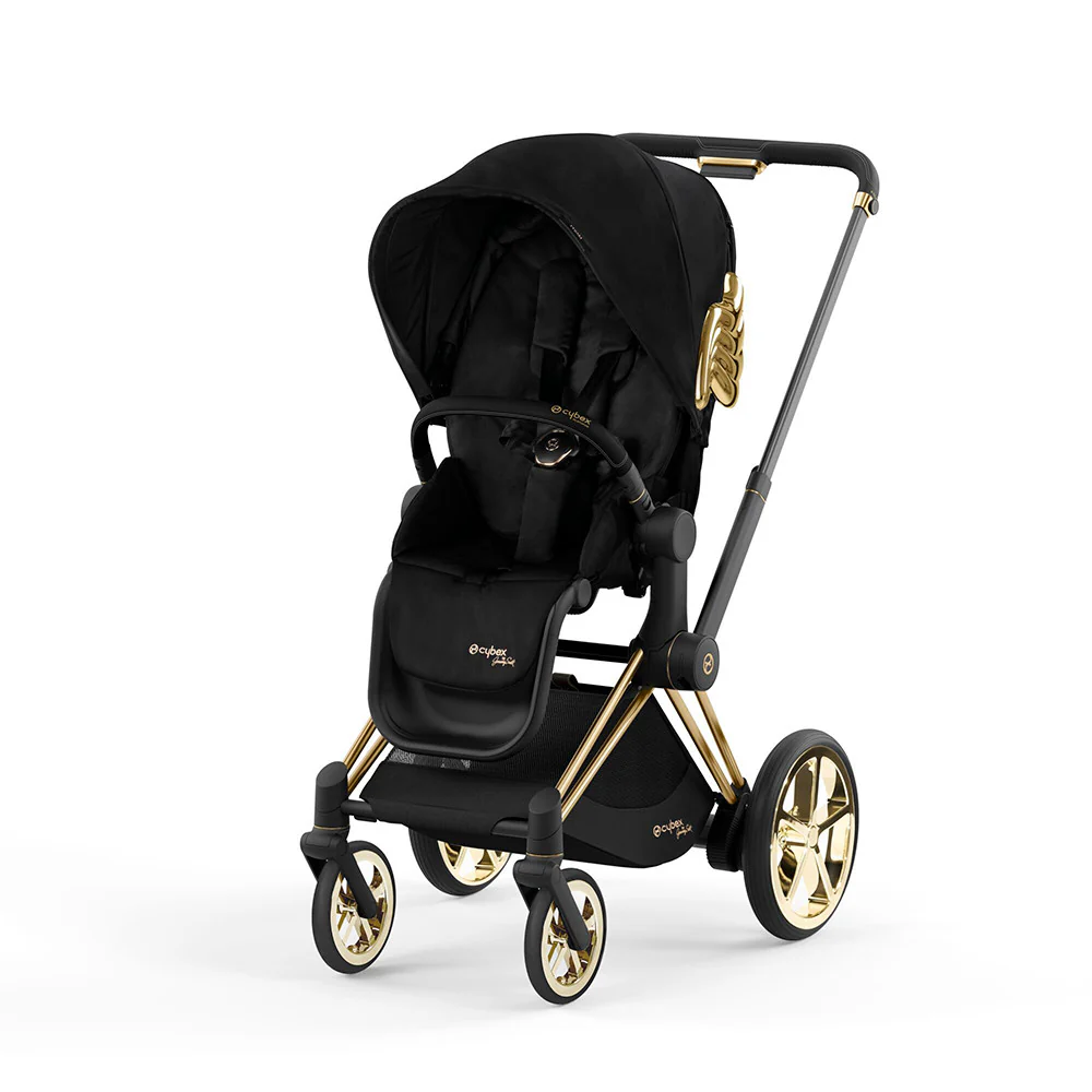 CYBEX e-PRIAM 2 Jeremy Scott Wings One Box Stroller - Black