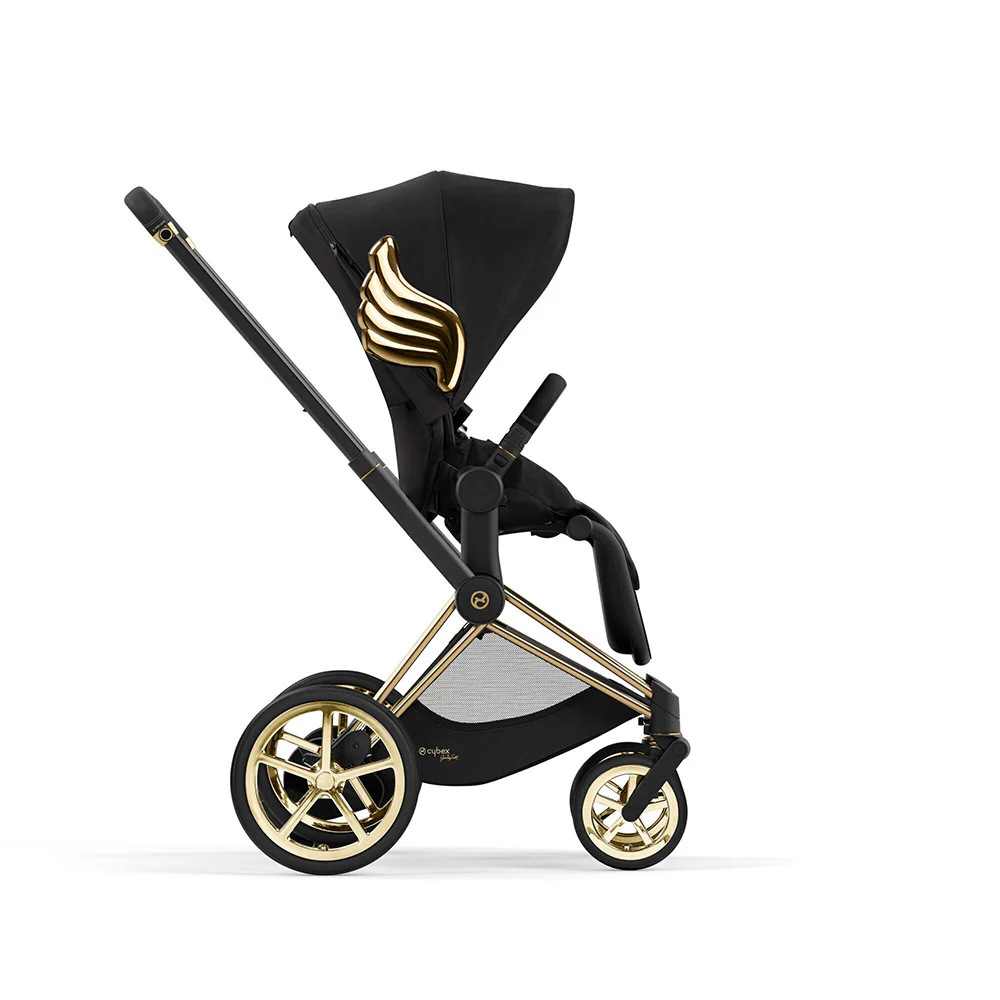 CYBEX e-PRIAM 2 Jeremy Scott Wings One Box Stroller - Black - Image 3