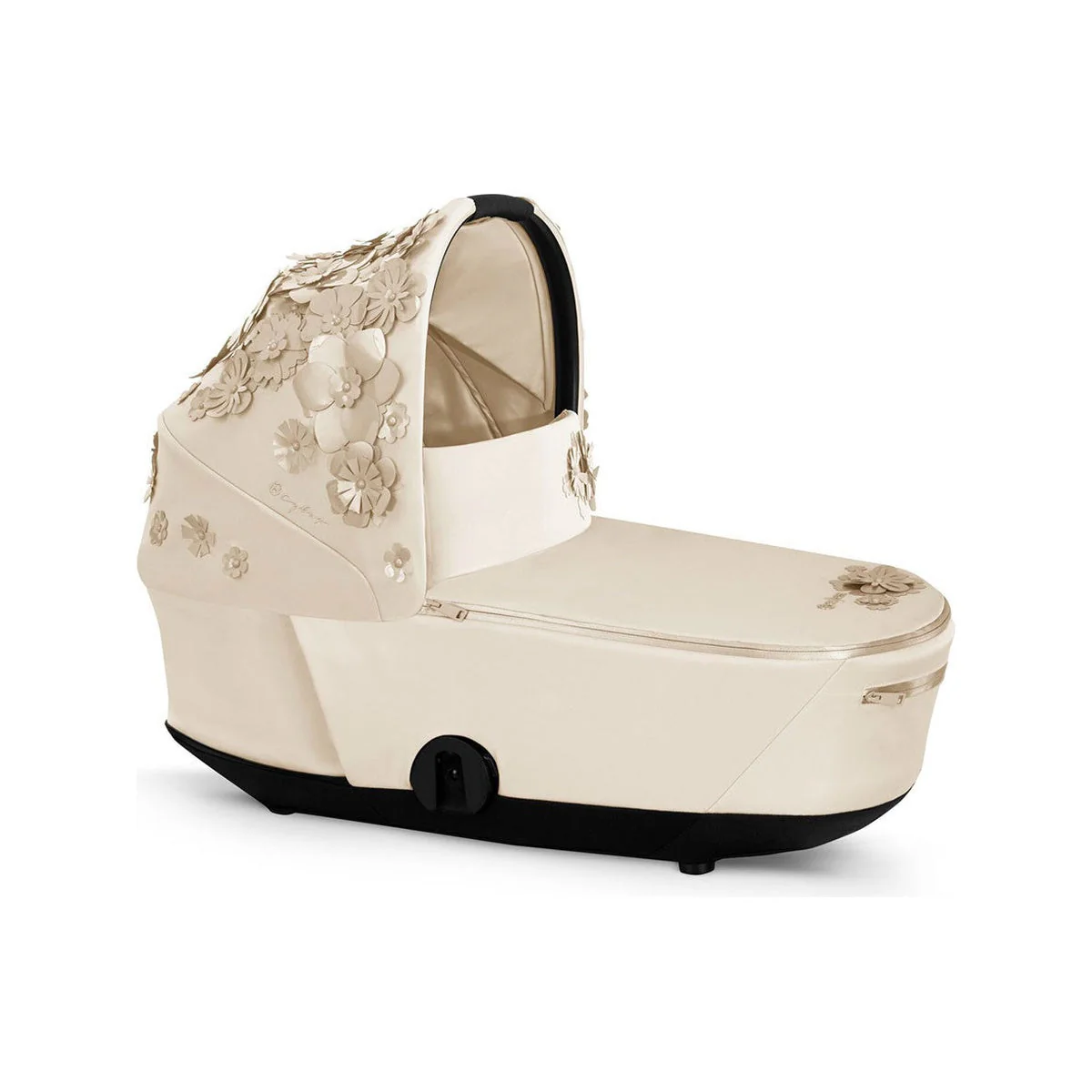 CYBEX MIOS 3 Lux Carry Cot - Simply Flower Beige - Image 5