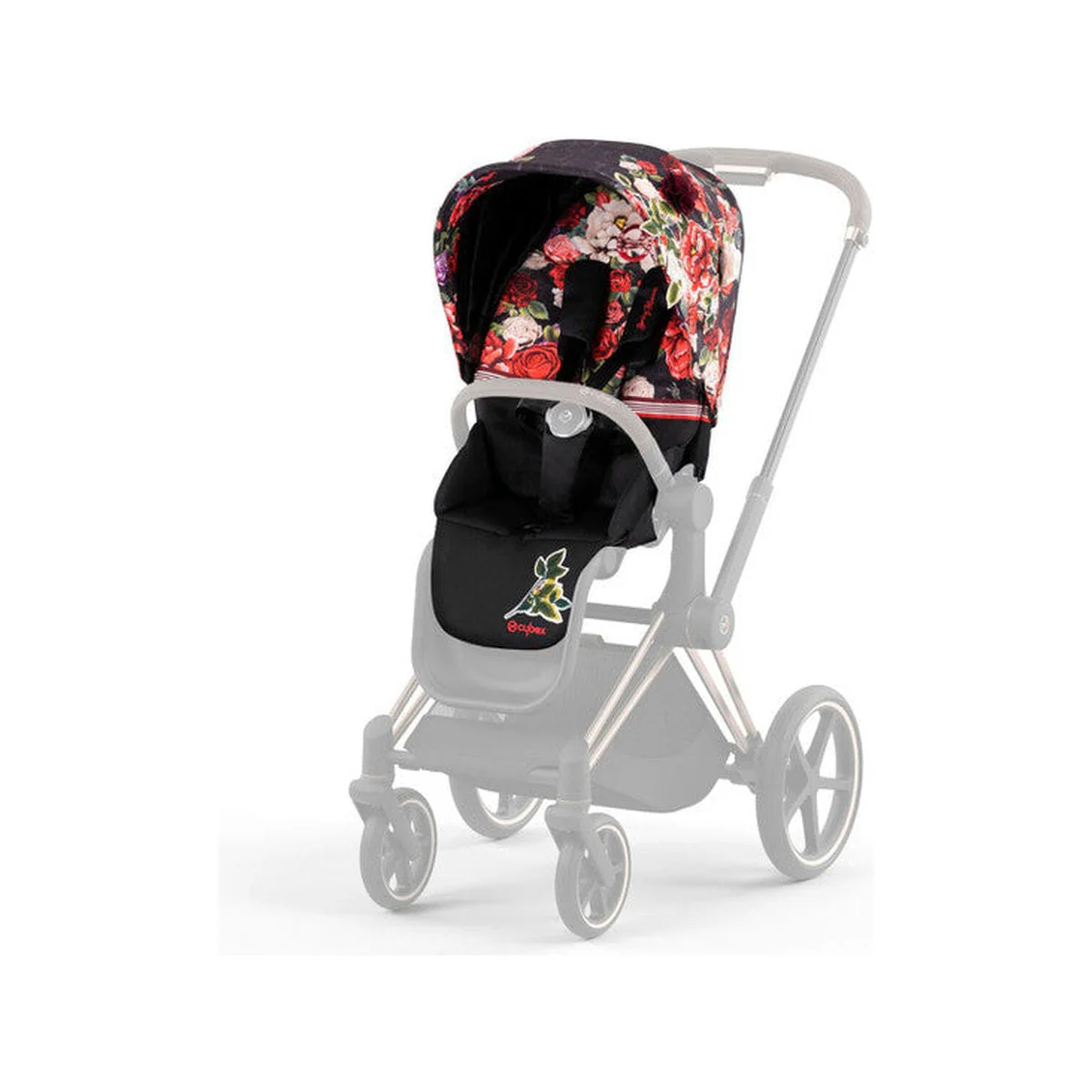 CYBEX PRIAM4/eP4 Seat - Spring Blossom Dark - Image 2