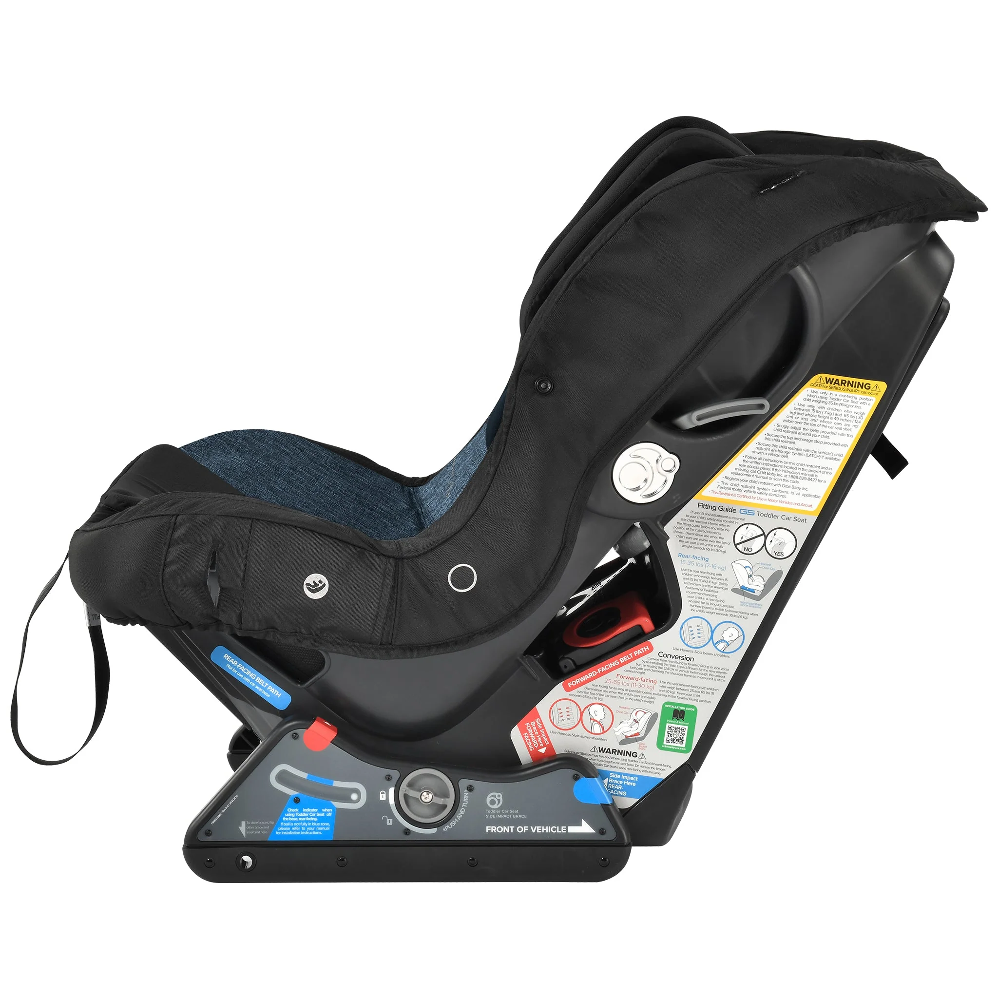 Orbit Baby G5 Toddler Car Seat in Melange Gray - Image 13