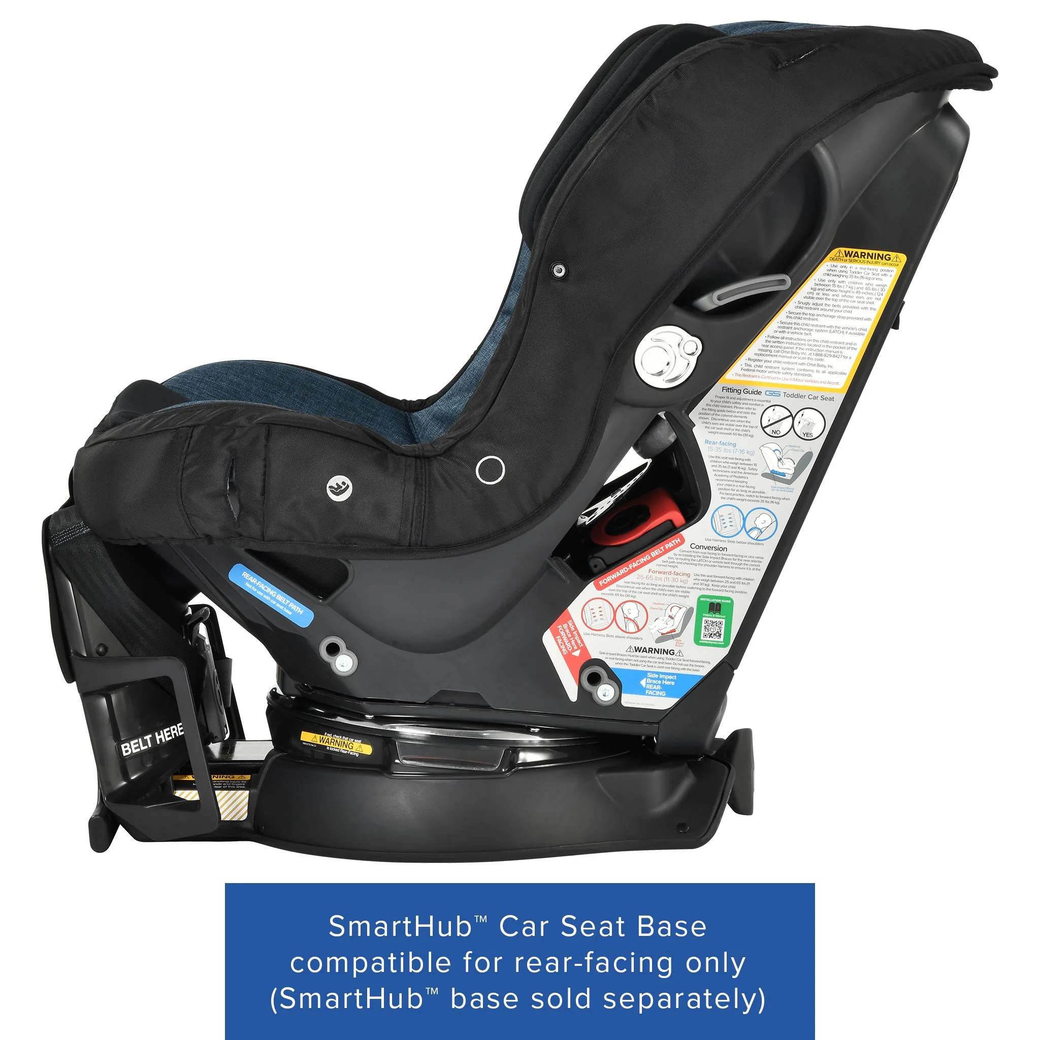 Orbit Baby G5 Toddler Car Seat in Melange Gray - Image 14