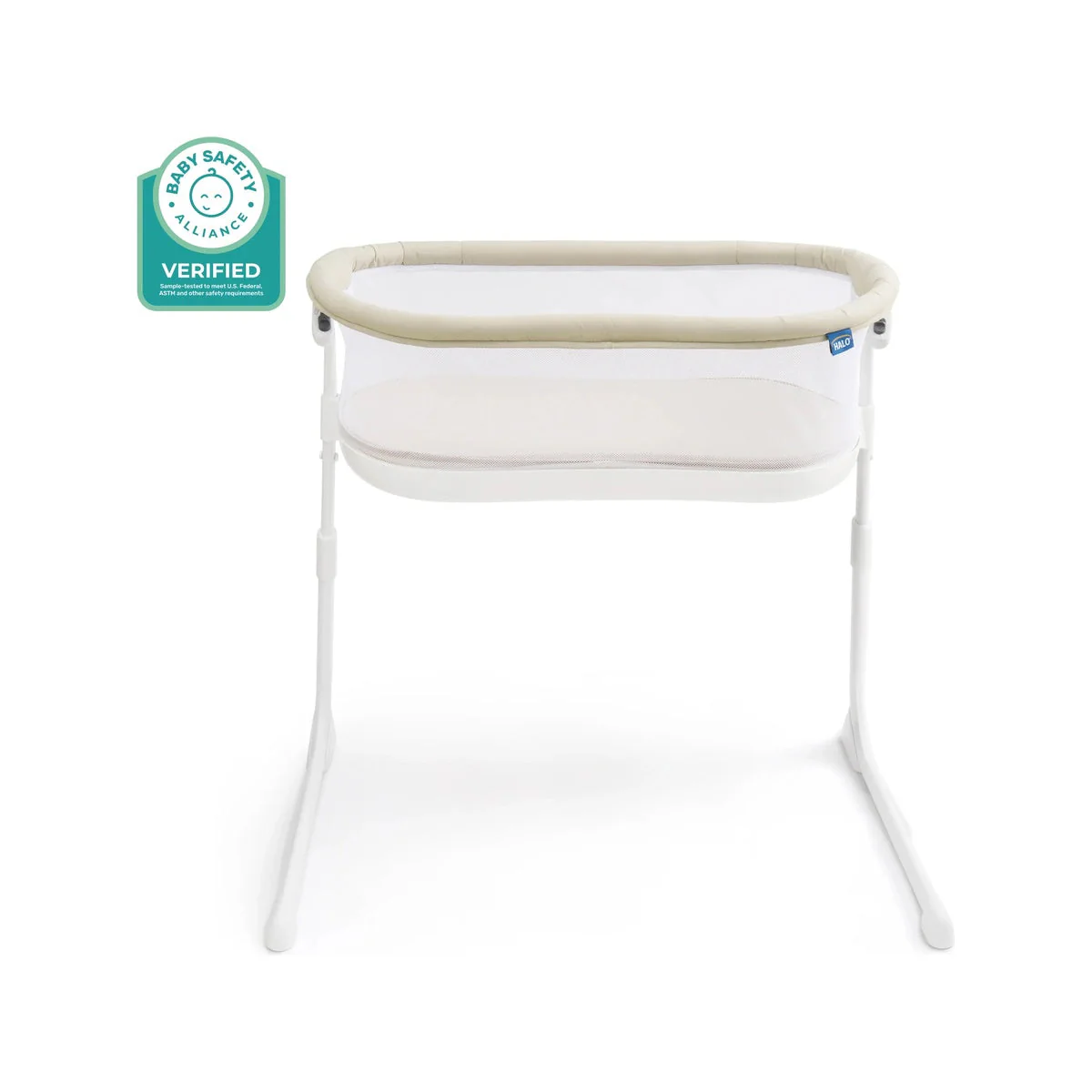 Halo BassiNest Lite Portable Bassinet - Oat - Image 9