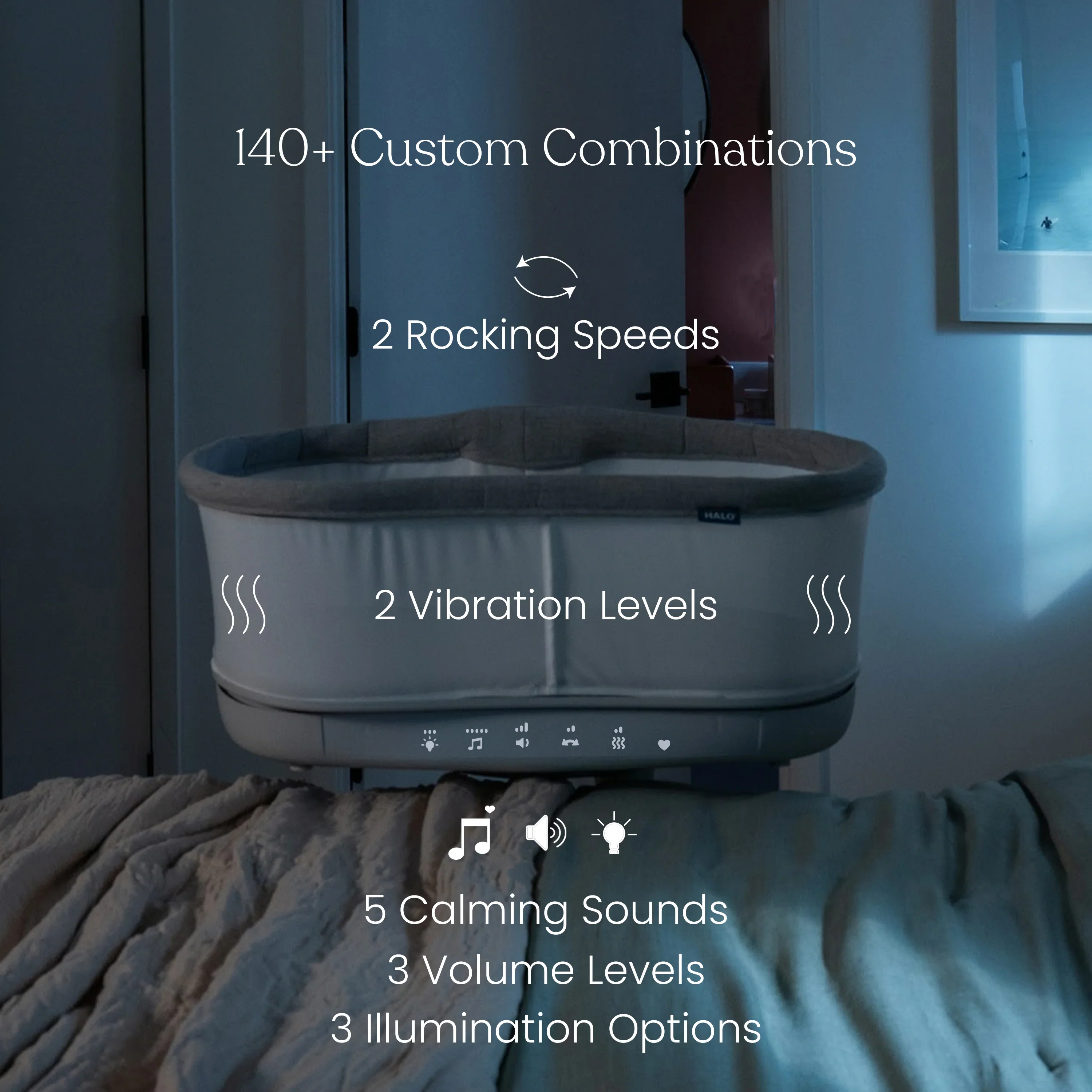 Halo BassiNest Connected Swivel Sleeper 3.0 - Image 5