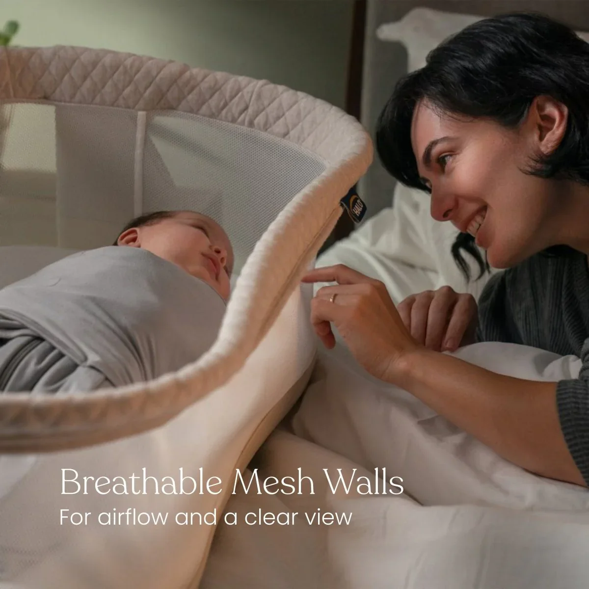 Halo BassiNest Swivel Sleeper 4.0 Air with Dreamweave Breathable Pad - Image 7