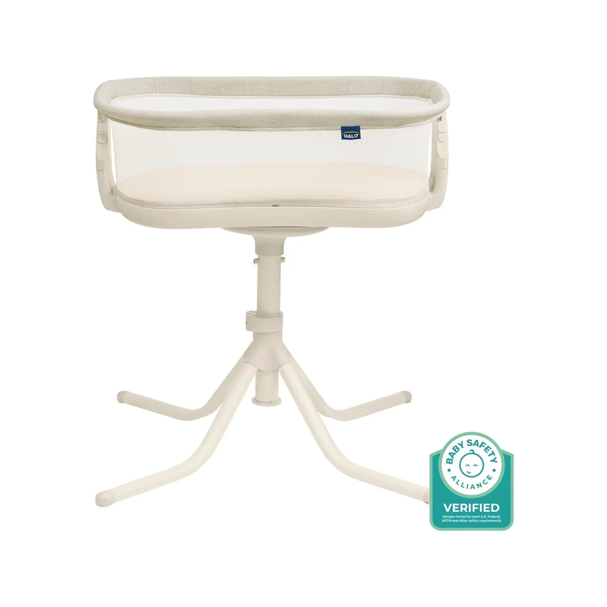 HALO BassiNest Swivel Sleeper 4.0 Signature - Oat - Image 2