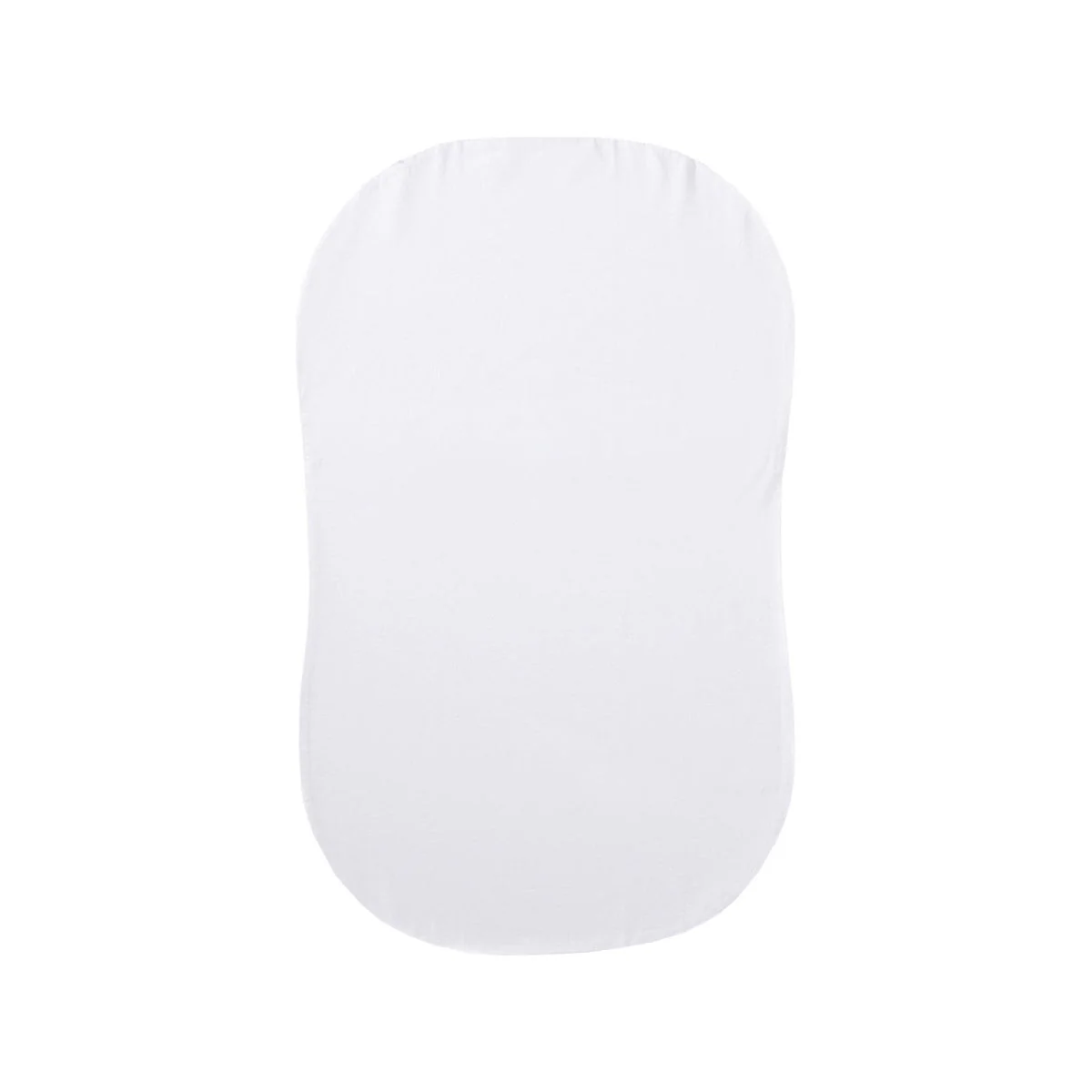 Halo Bassinet Organic Fitted Sheet in White - Image 3