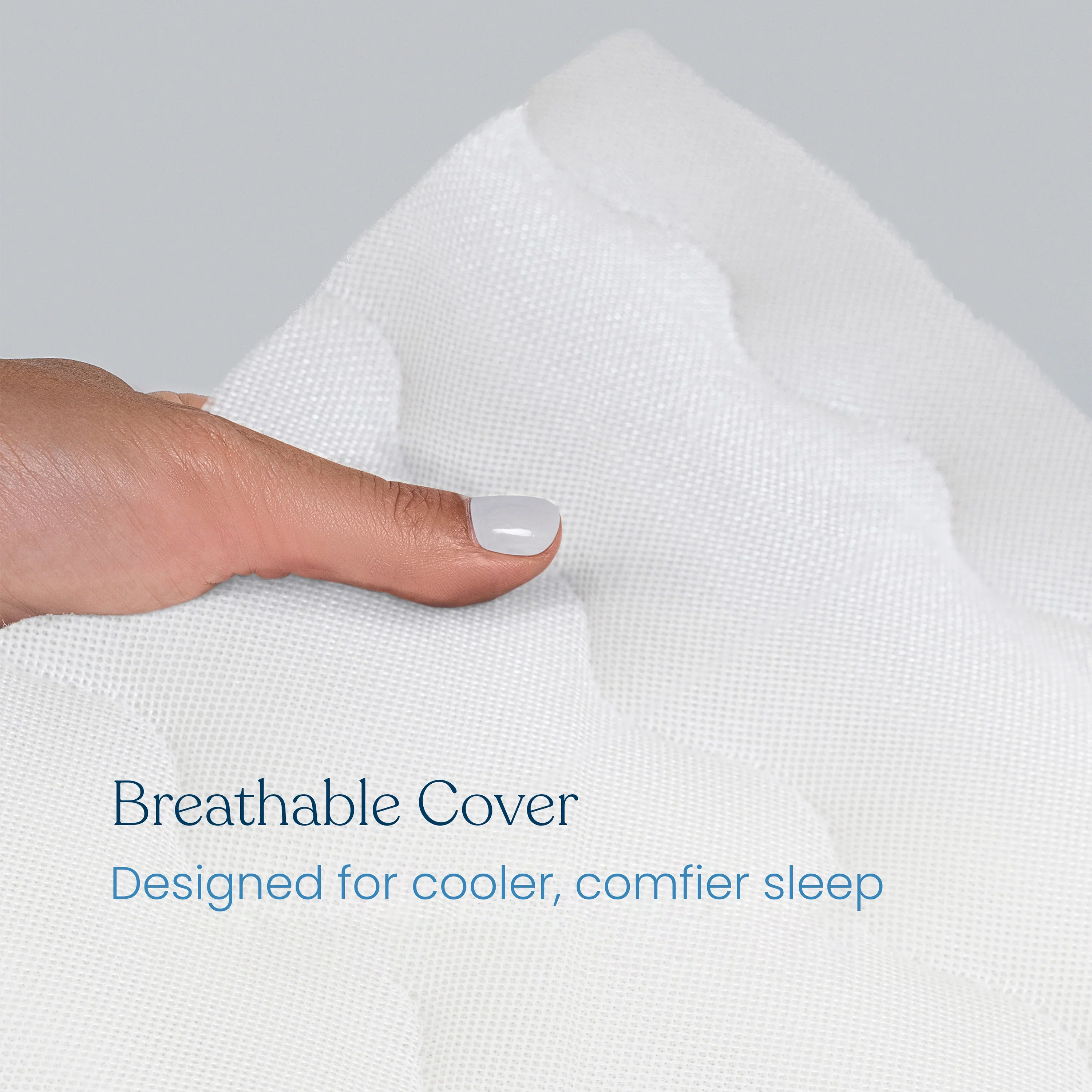 Halo Essential Breathable Crib Mattress - White - Image 5
