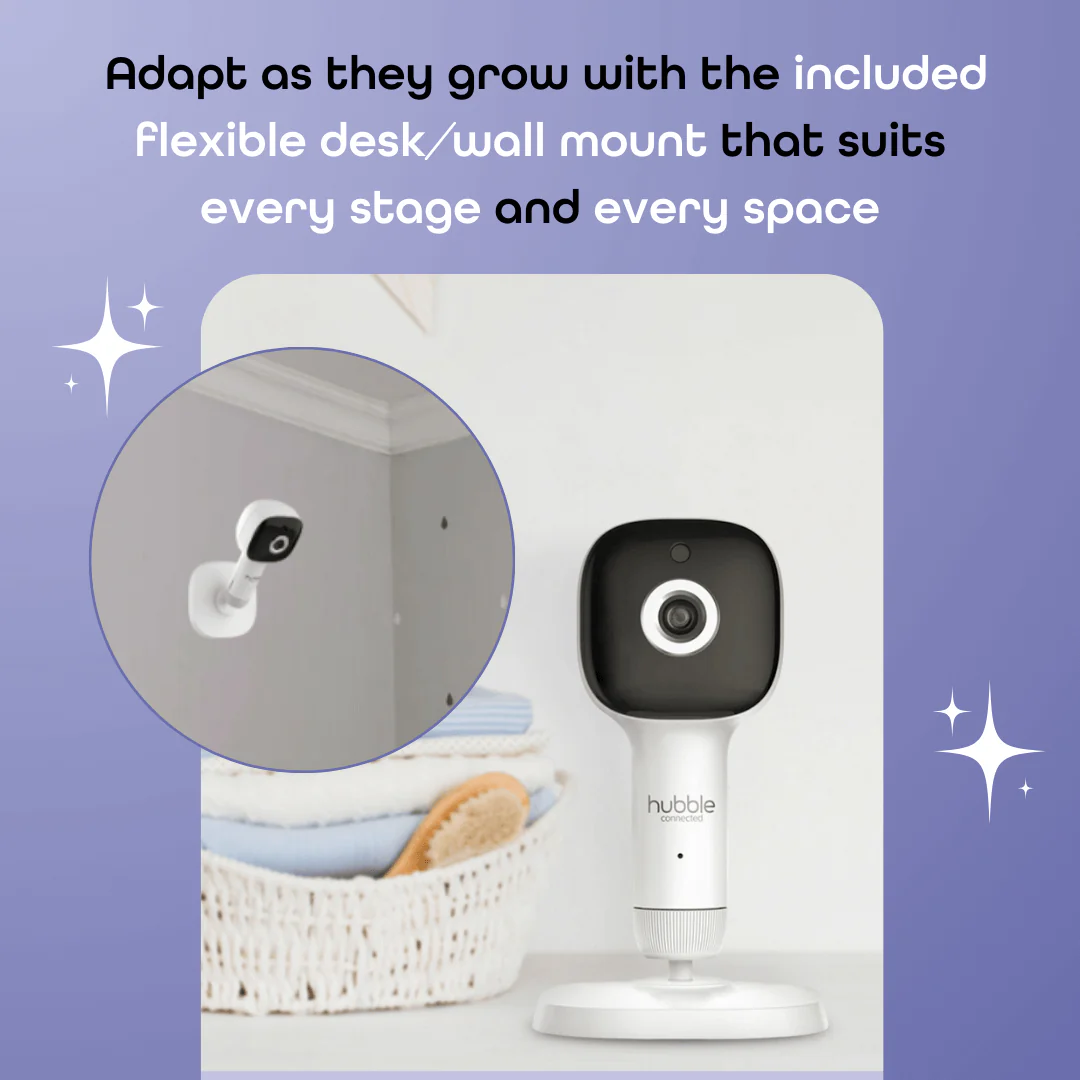 Hubble Connected SkyVision AI Pro with Adjustable Crib Mount - Image 4