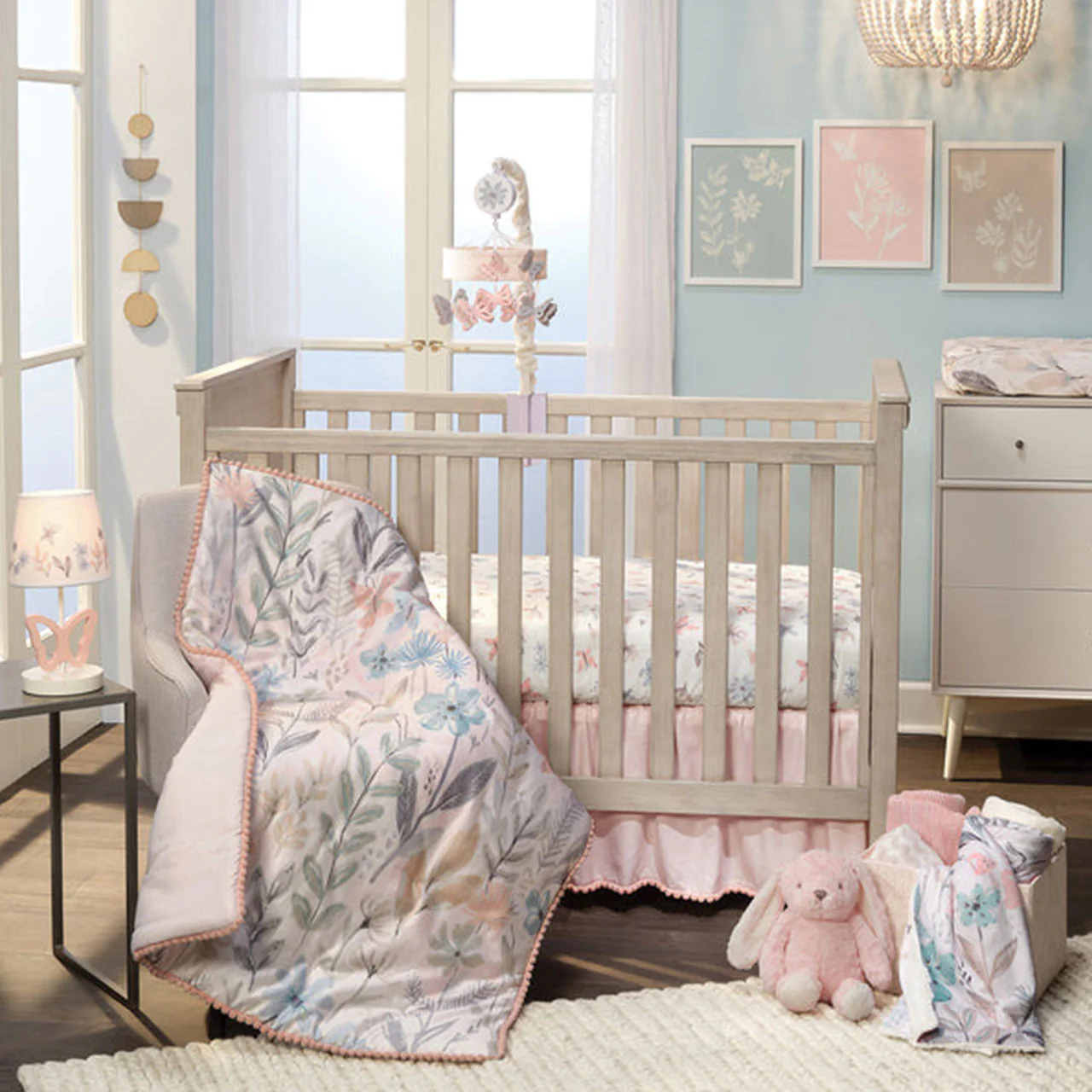 Lambs & Ivy Baby blooms 3-Piece Bedding Set - Image 5