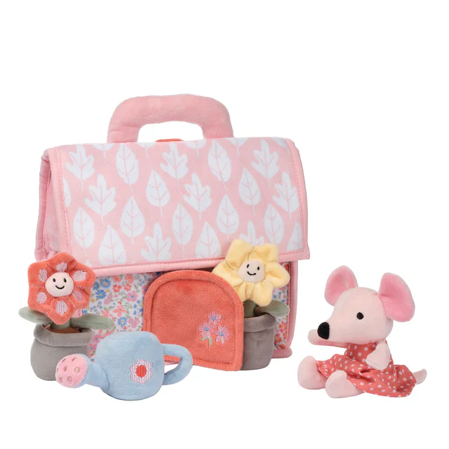 Lambs & Ivy Baby Blooms Garden Cottage Plush Set - Image 4
