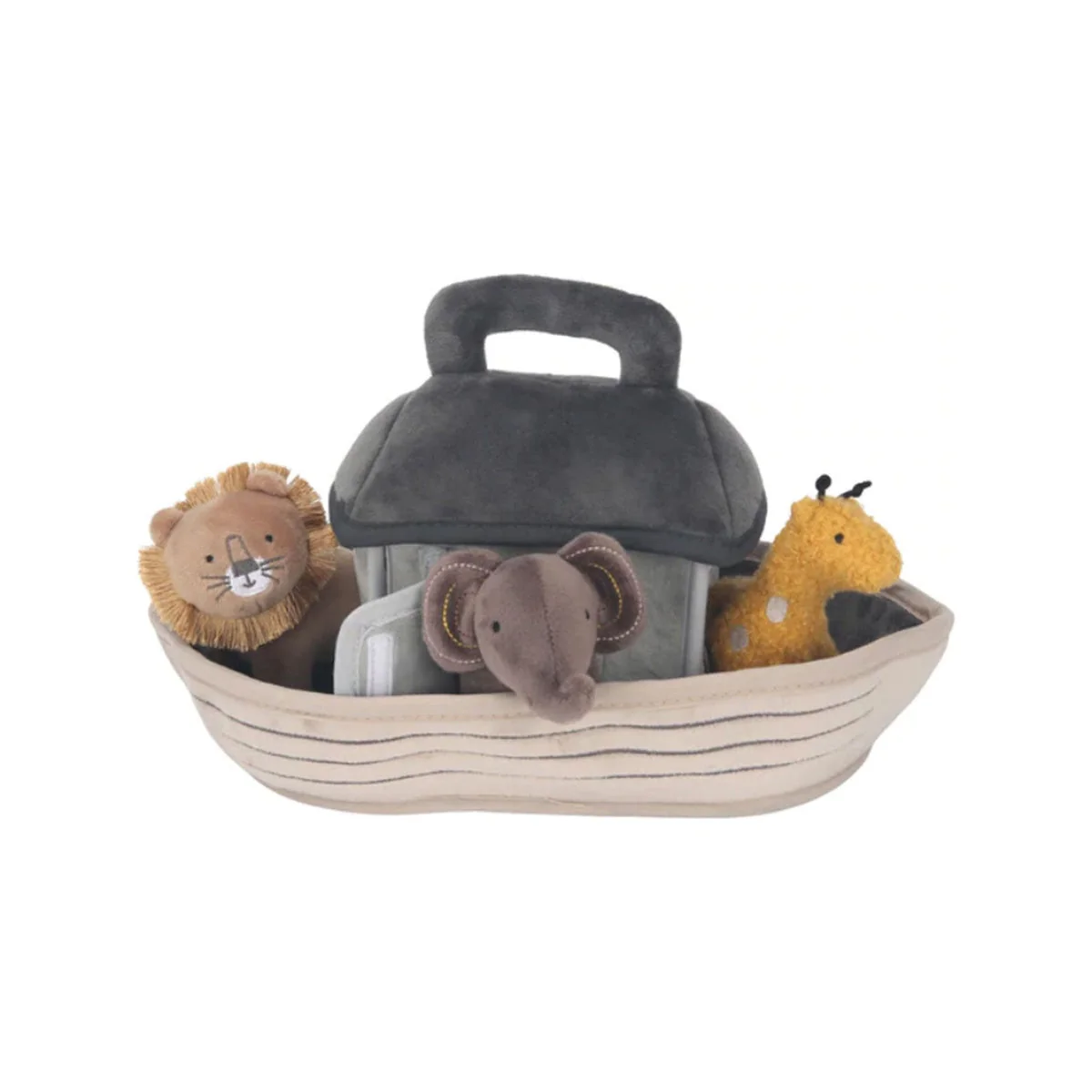 Lambs & Ivy Baby Noah Plush Set - Noah's Ark w/ Animals - Image 6