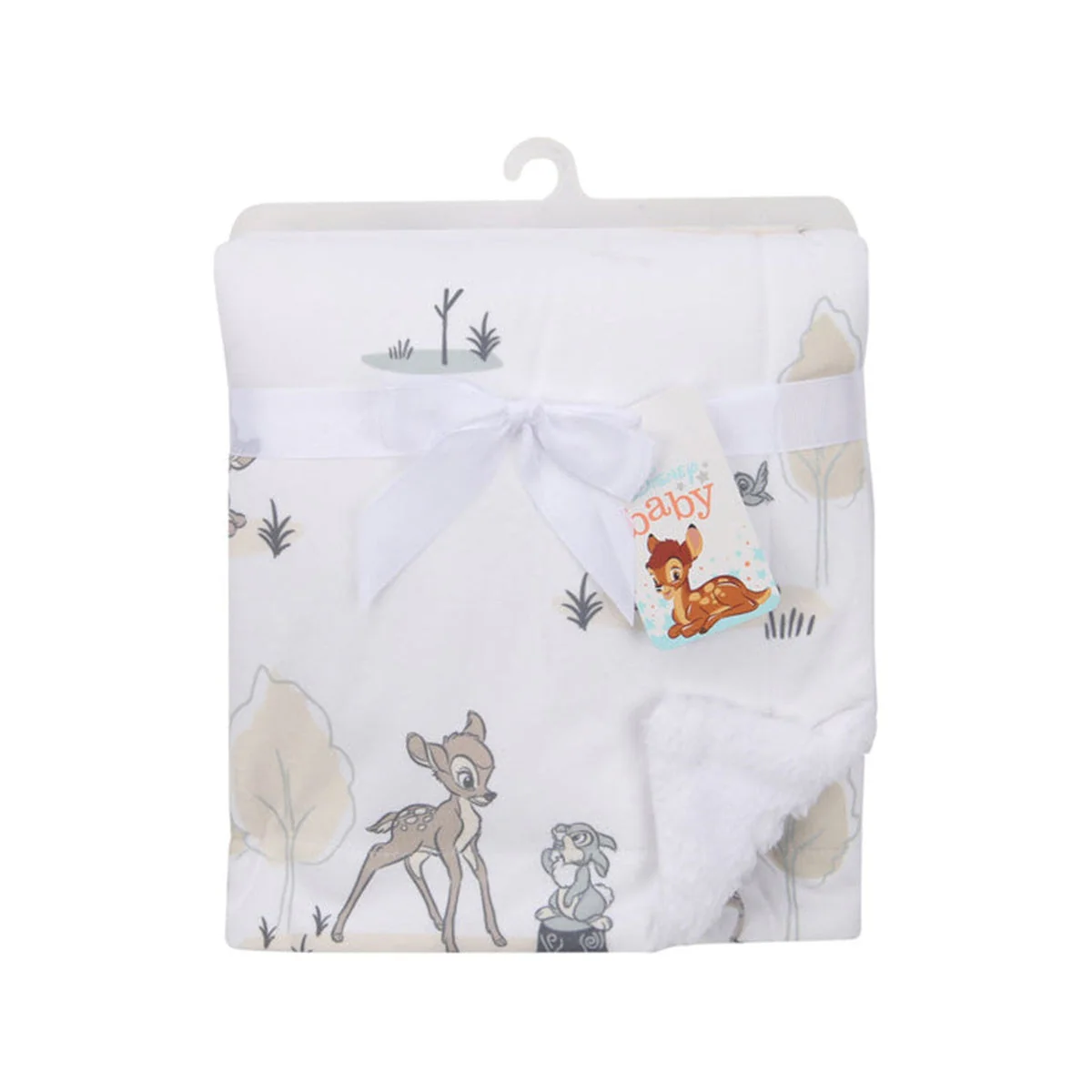 Lambs & Ivy Bambi Minkey/Sherpa Blanket - Image 6