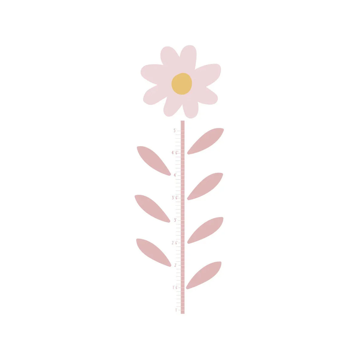 Lambs & Ivy Daisy Dreams Flower Growth Chart Wall Decals/Stickers - Image 6