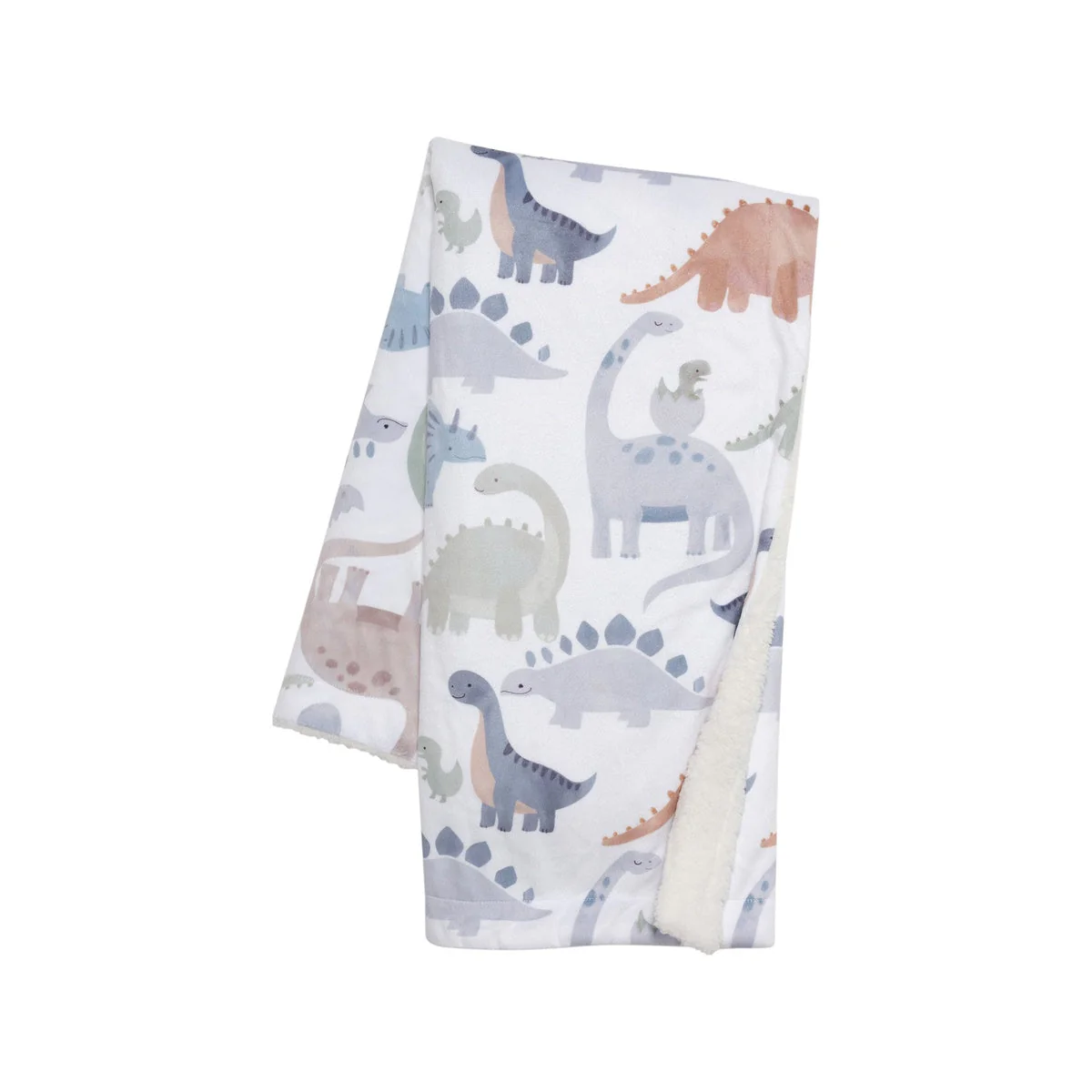 Lambs & Ivy Dino-Might Dinosaur Baby Blanket - Image 2
