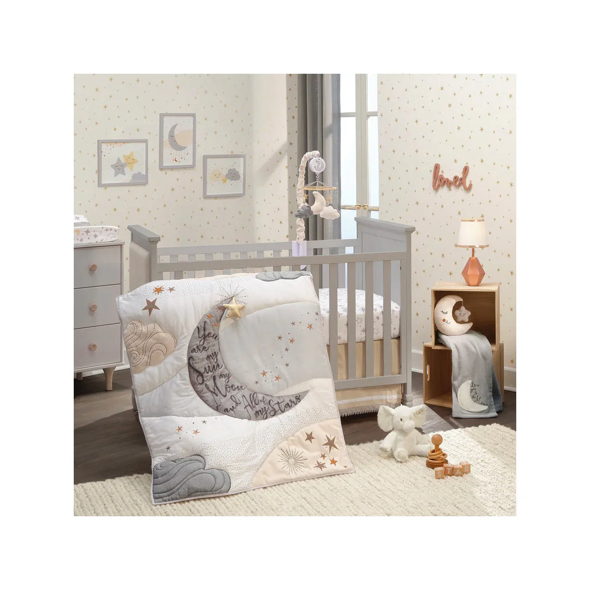 Lambs & Ivy Goodnight Moon 3-Piece Bedding Set - Image 9