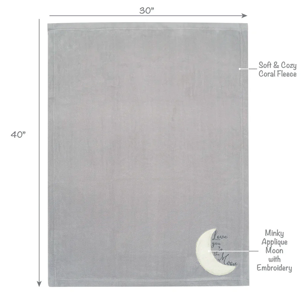 Lambs & Ivy Goodnight Moon Blanket - Image 5