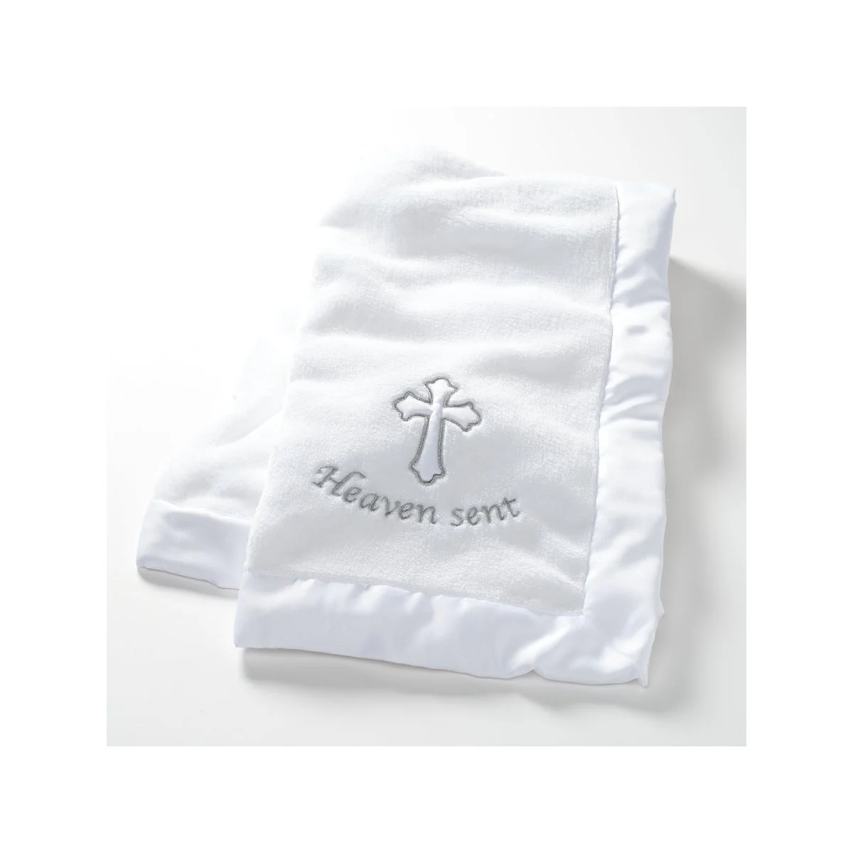 Lambs & Ivy Heaven Sent Baptism/Christening Baby Blanket - Image 2