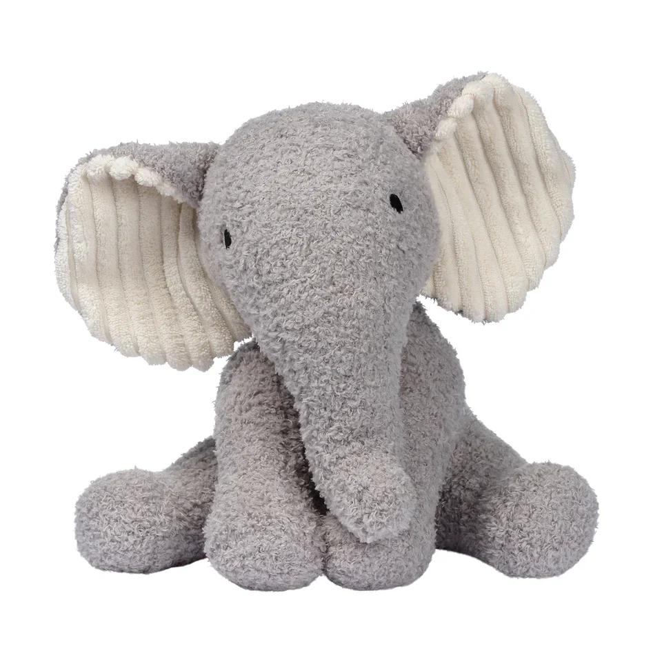 Lambs & Ivy Plush Jungle Adventure Plush Elephant Stuffed Animal Toy - Little Peanut
