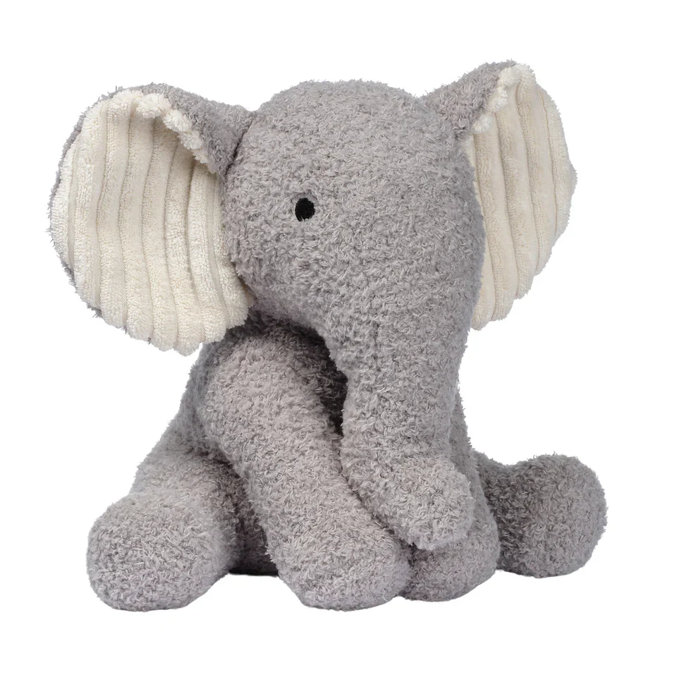 Lambs & Ivy Plush Jungle Adventure Plush Elephant Stuffed Animal Toy - Little Peanut - Image 2