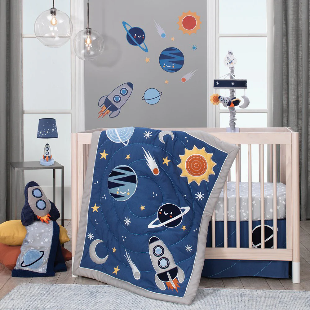 Lambs & Ivy Milky Way 4-Piece Bedding Set - Image 3