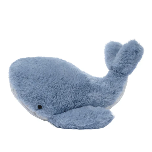 Lambs & Ivy Plush Bubbles & Squirt Soft Plush Blue Whale Stuffed Animal Toy - Image 3