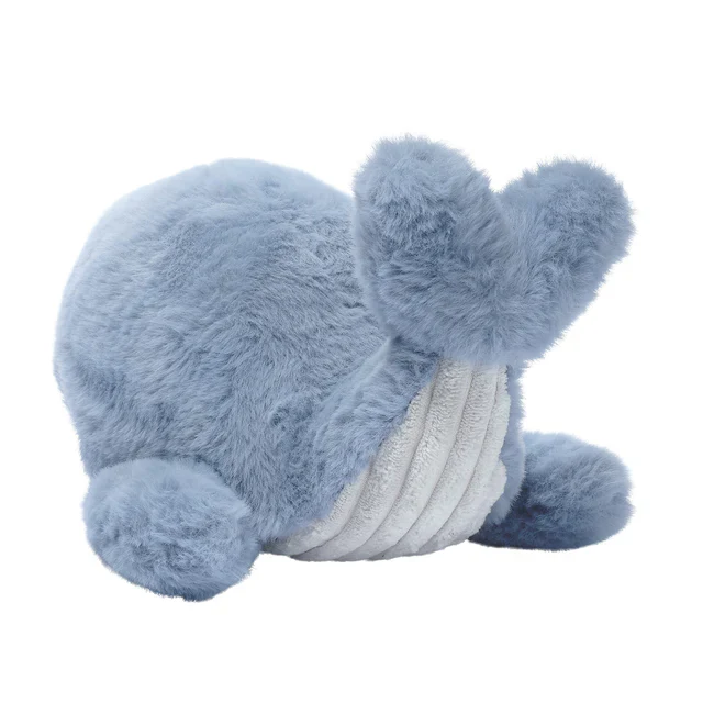 Lambs & Ivy Plush Bubbles & Squirt Soft Plush Blue Whale Stuffed Animal Toy - Image 4