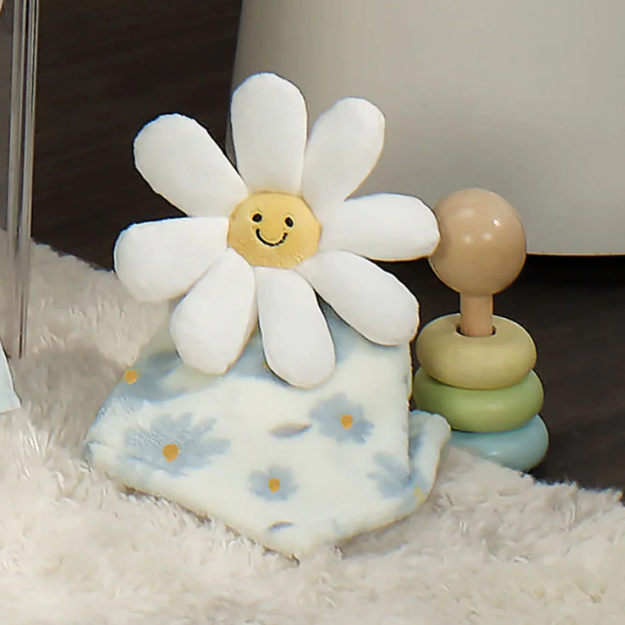 Lambs & Ivy Sweet Daisy Security Blanket - Image 5