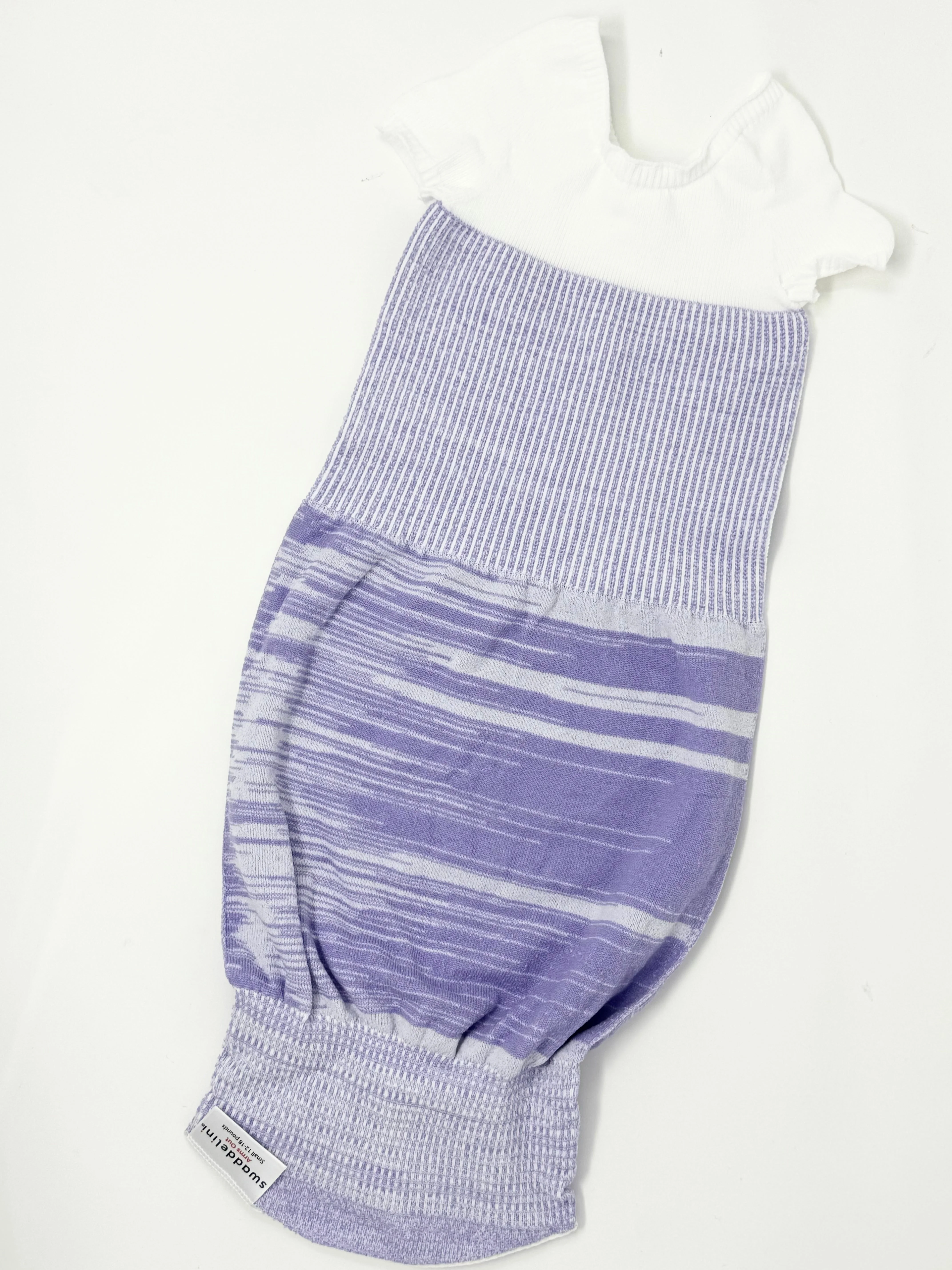 Swaddelini Lavender Arms Out™ Short Sleeve Sleep Sack - Image 3