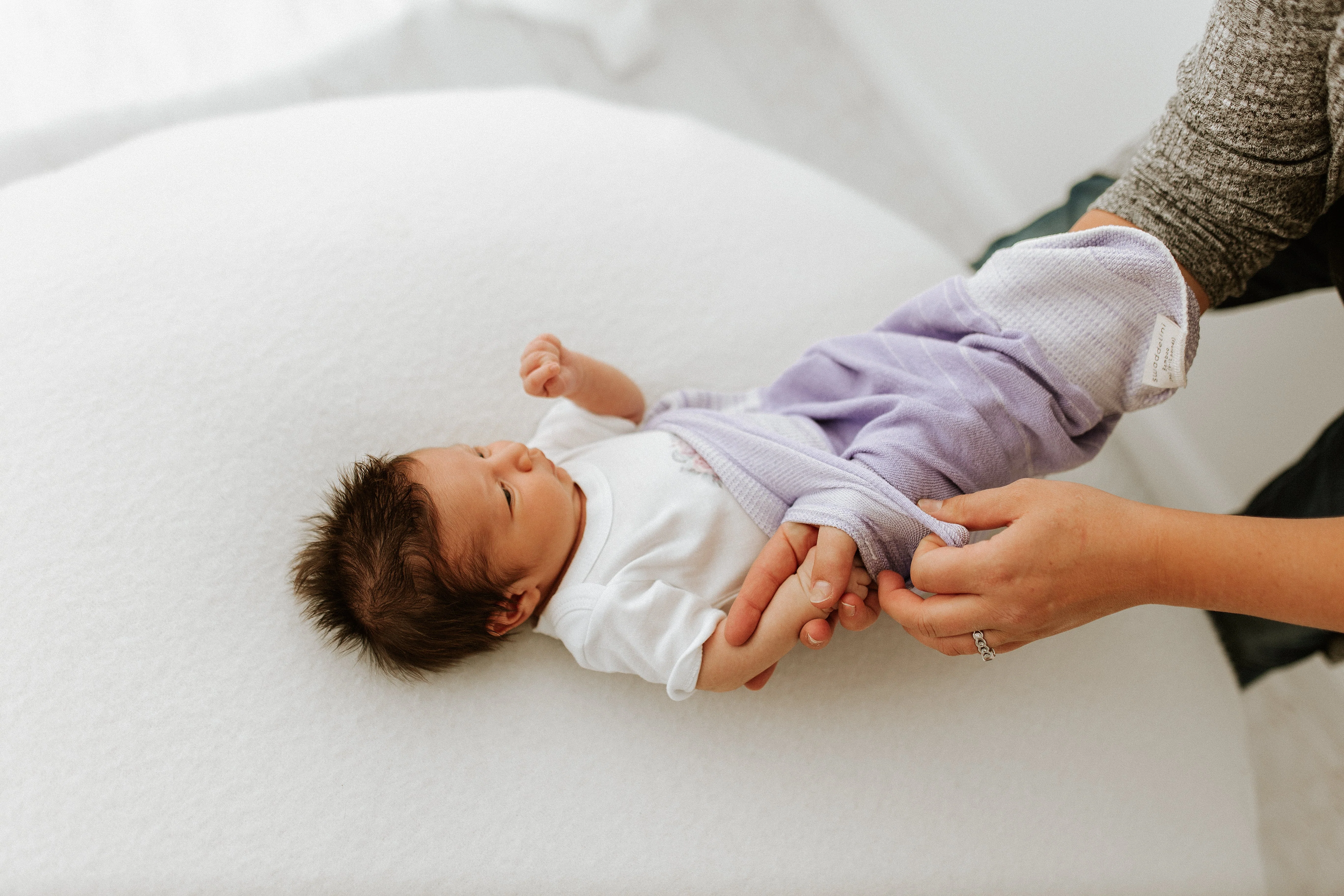 Swaddelini Lavender Swaddle Sleep Sack - Image 2