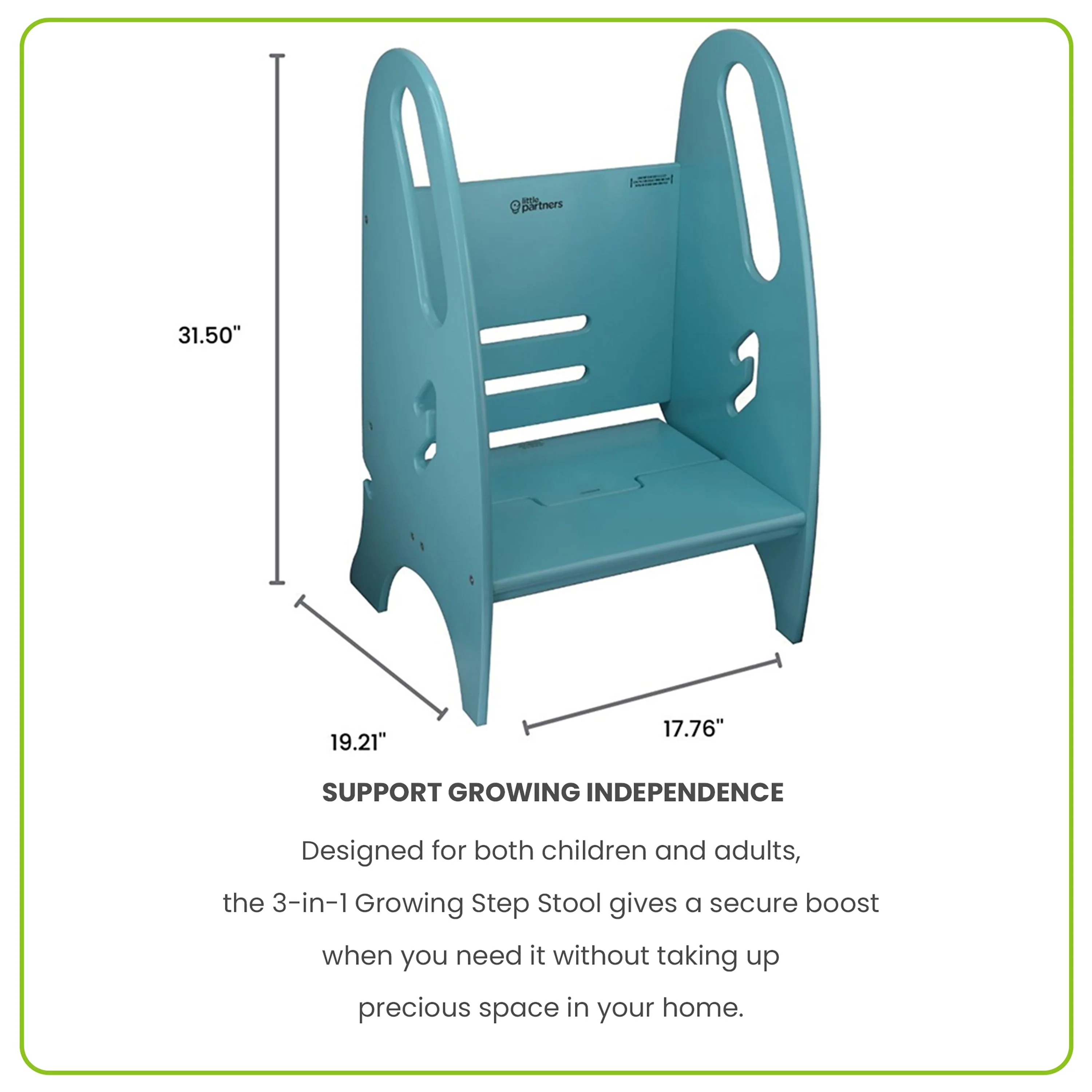 Little Partners 3-in-1 Growing Step Stool - Image 47
