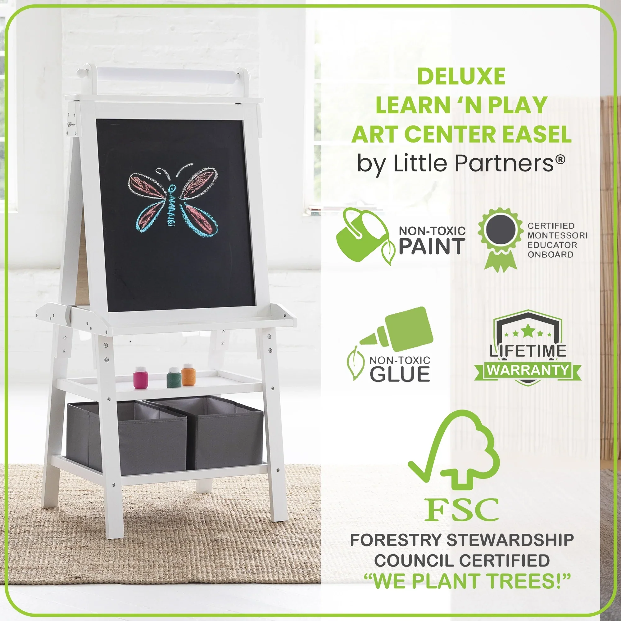 Little Partners Deluxe Learn & Play Art Center - Image 15